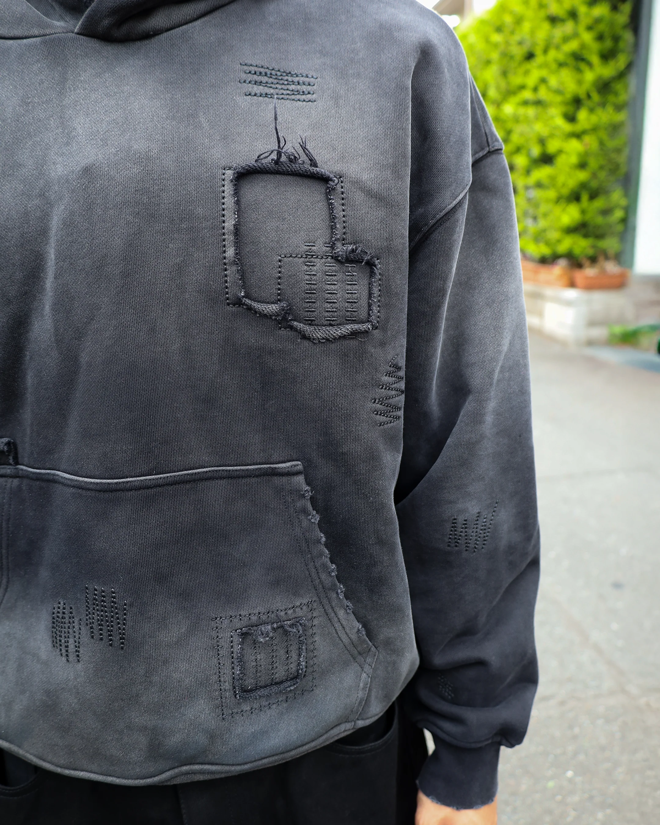 Sashiko Sunfaded Hoodie - Image 5