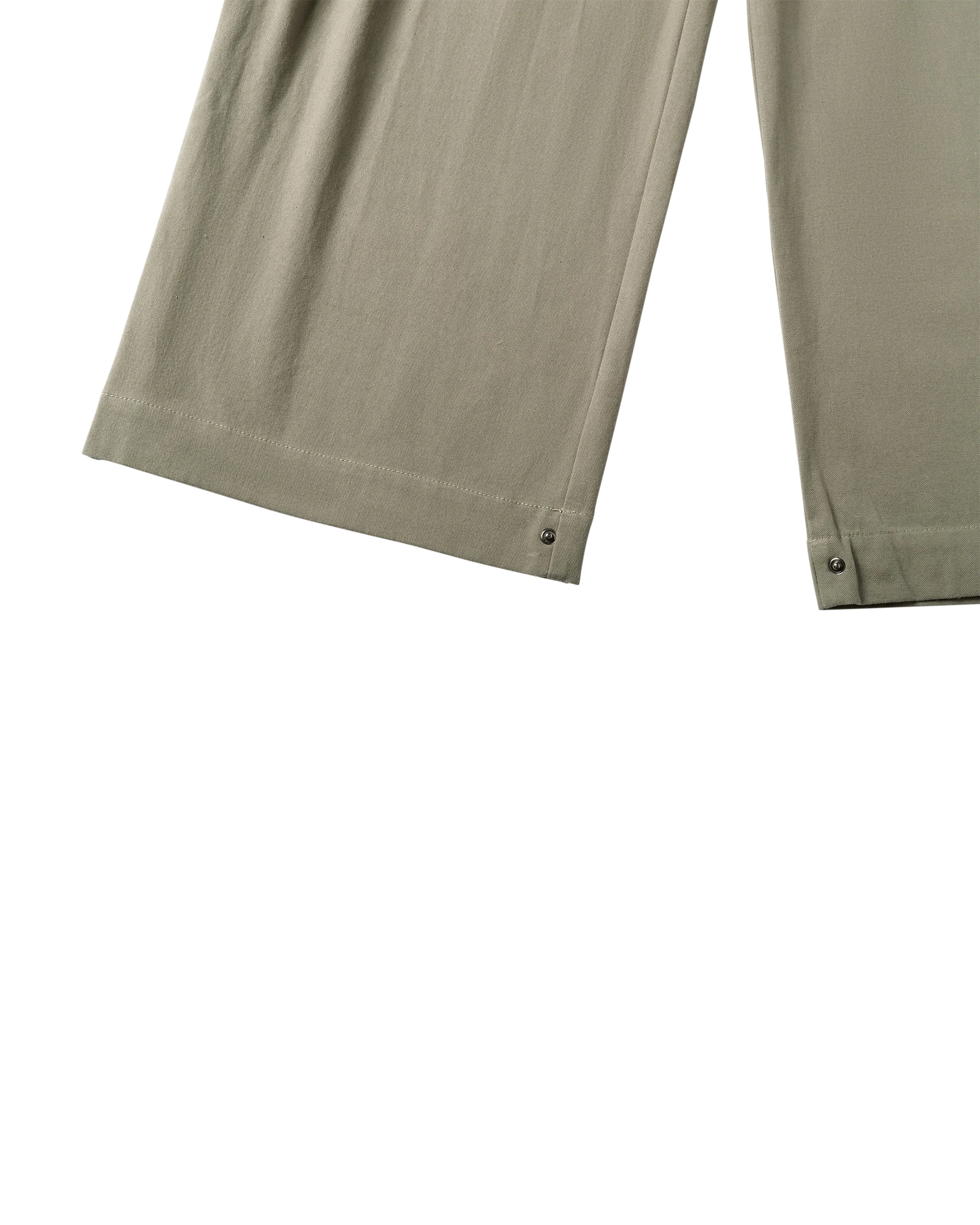 Sashiko Wide Leg Pants - Olive - Image 12