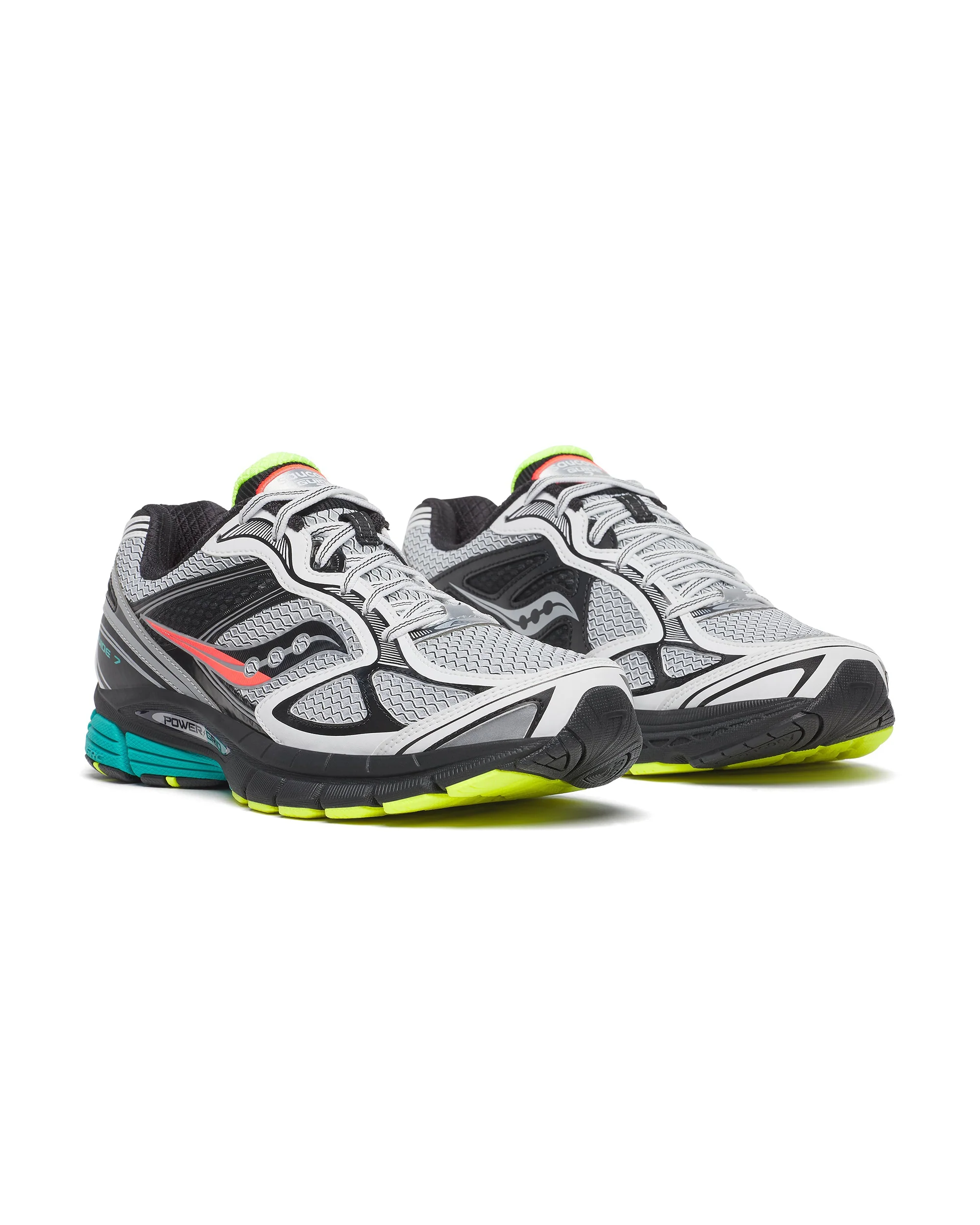 SAUCONY PROGRID GUIDE 7 WHITE/TEAL - Image 3