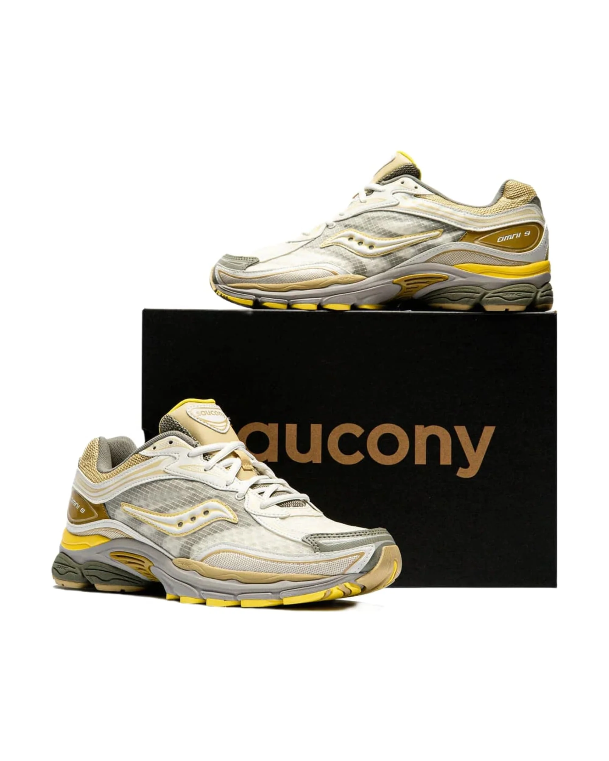 Saucony ProGrid Omni 9 Distract - Ivory/Moss - Image 6