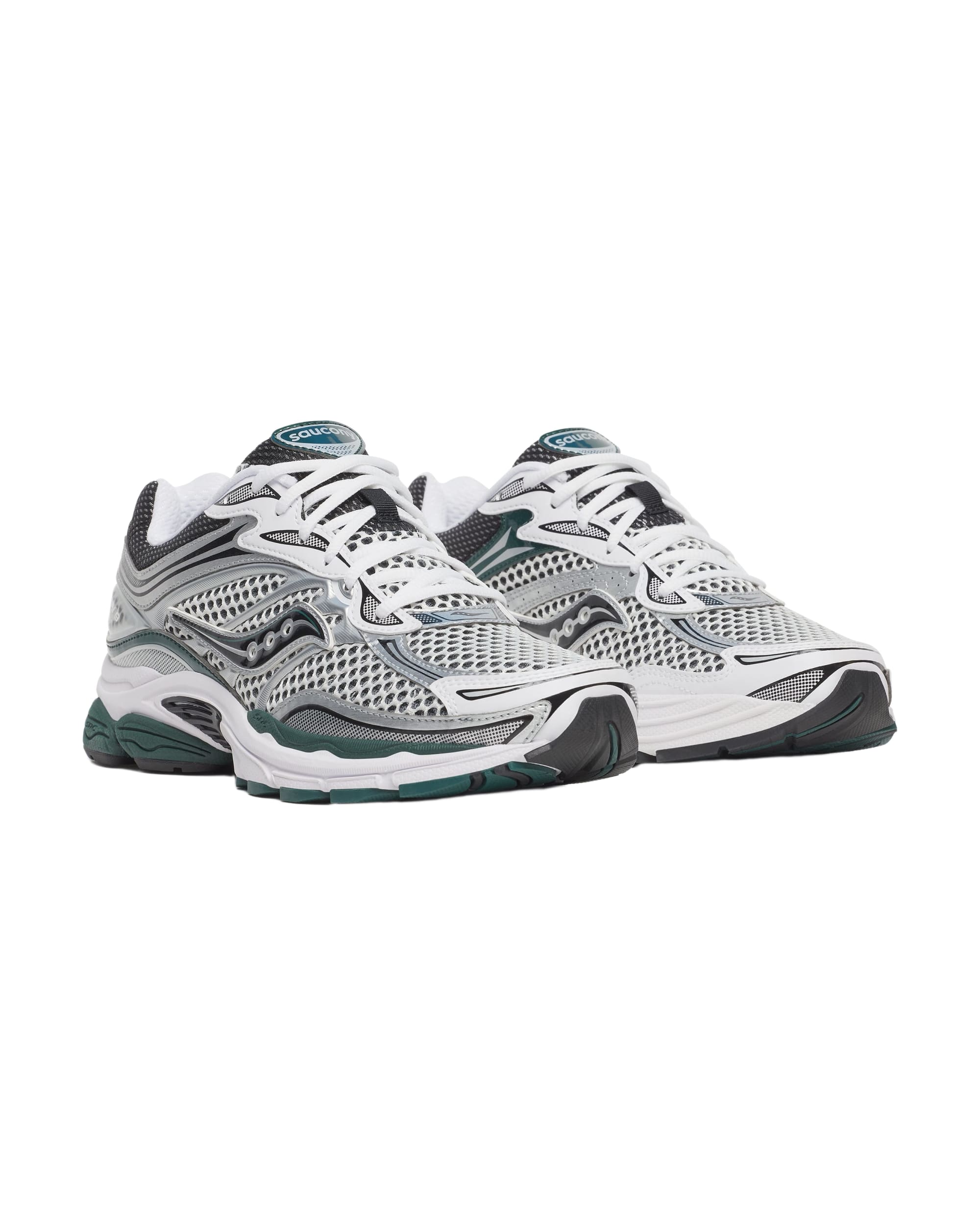 Saucony ProGrid Omni 9 - White/Pine Green - Image 3