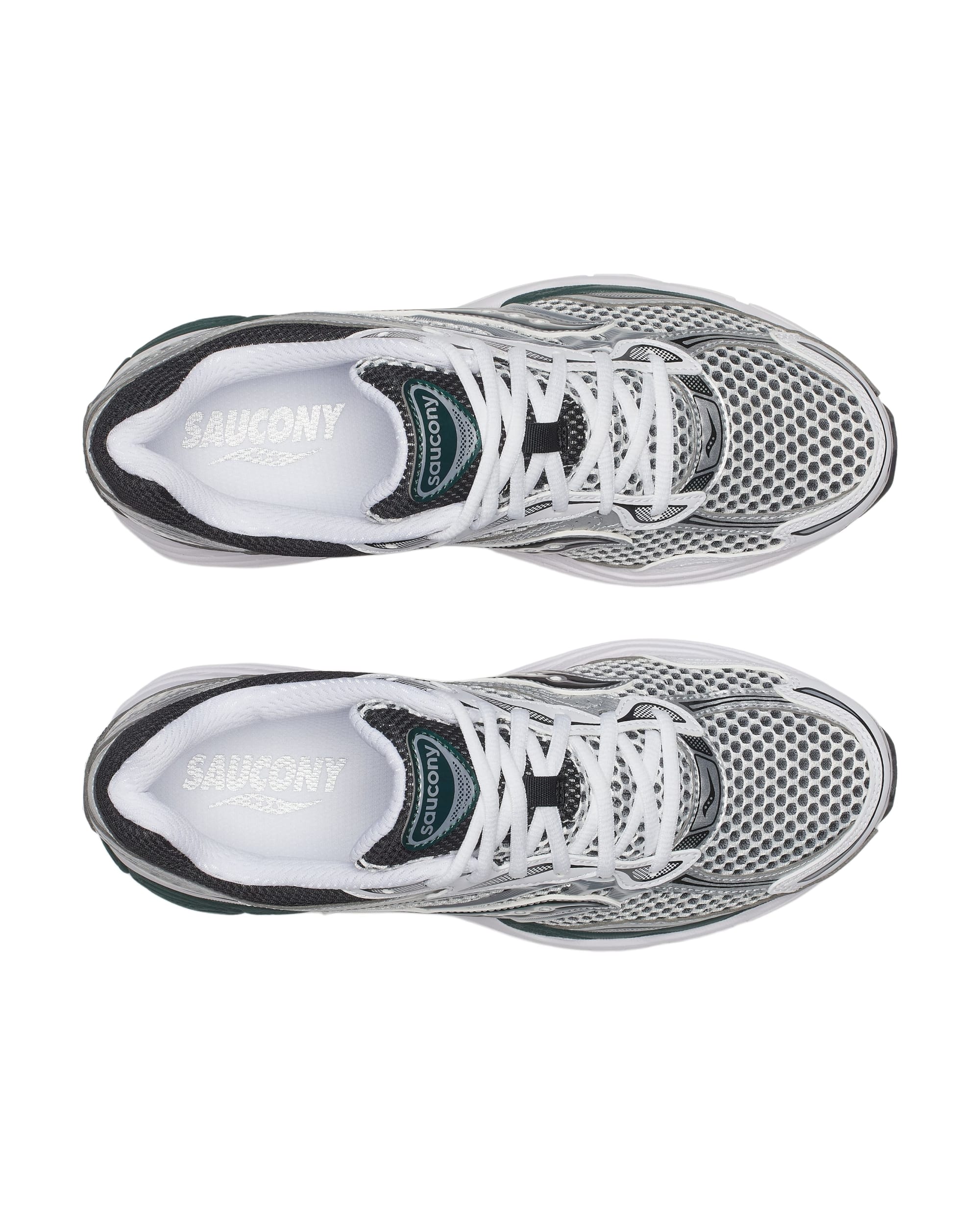 Saucony ProGrid Omni 9 - White/Pine Green - Image 4