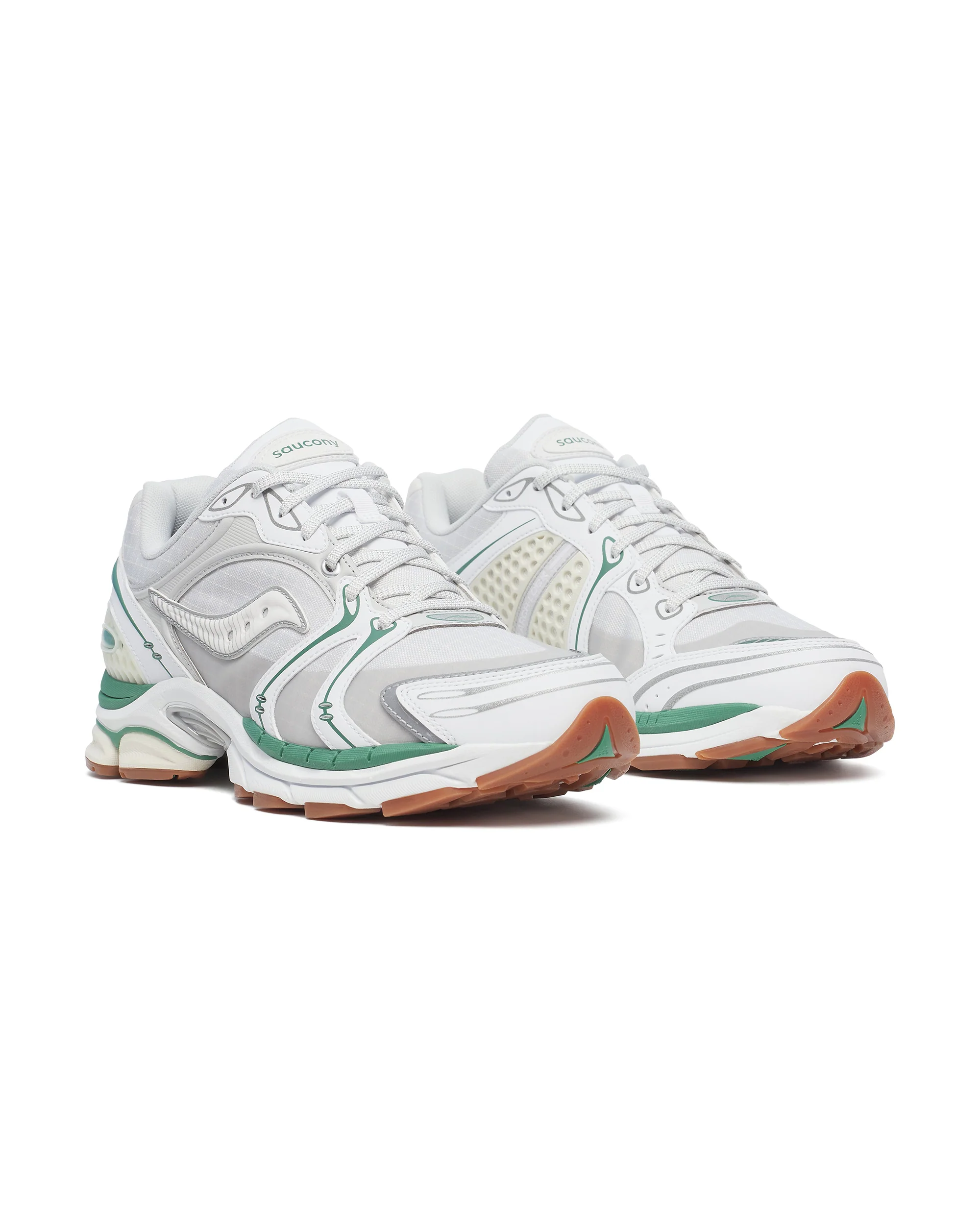SAUCONY PROGRID TRIUMPH 4 LIGHT TAN/GREEN - Image 3