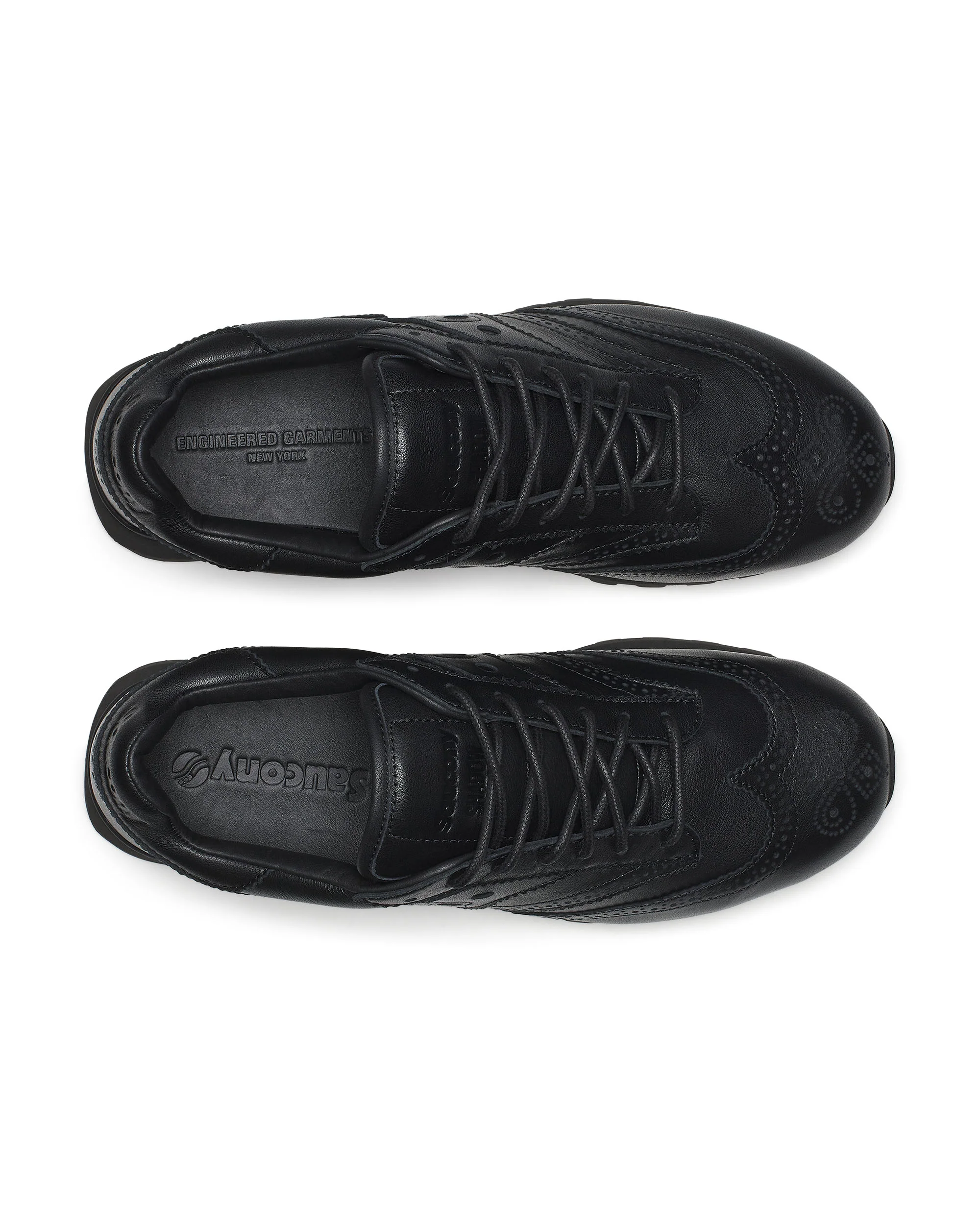 Saucony x Engineered Garments Shadow Original Wingtip - Black - Image 5