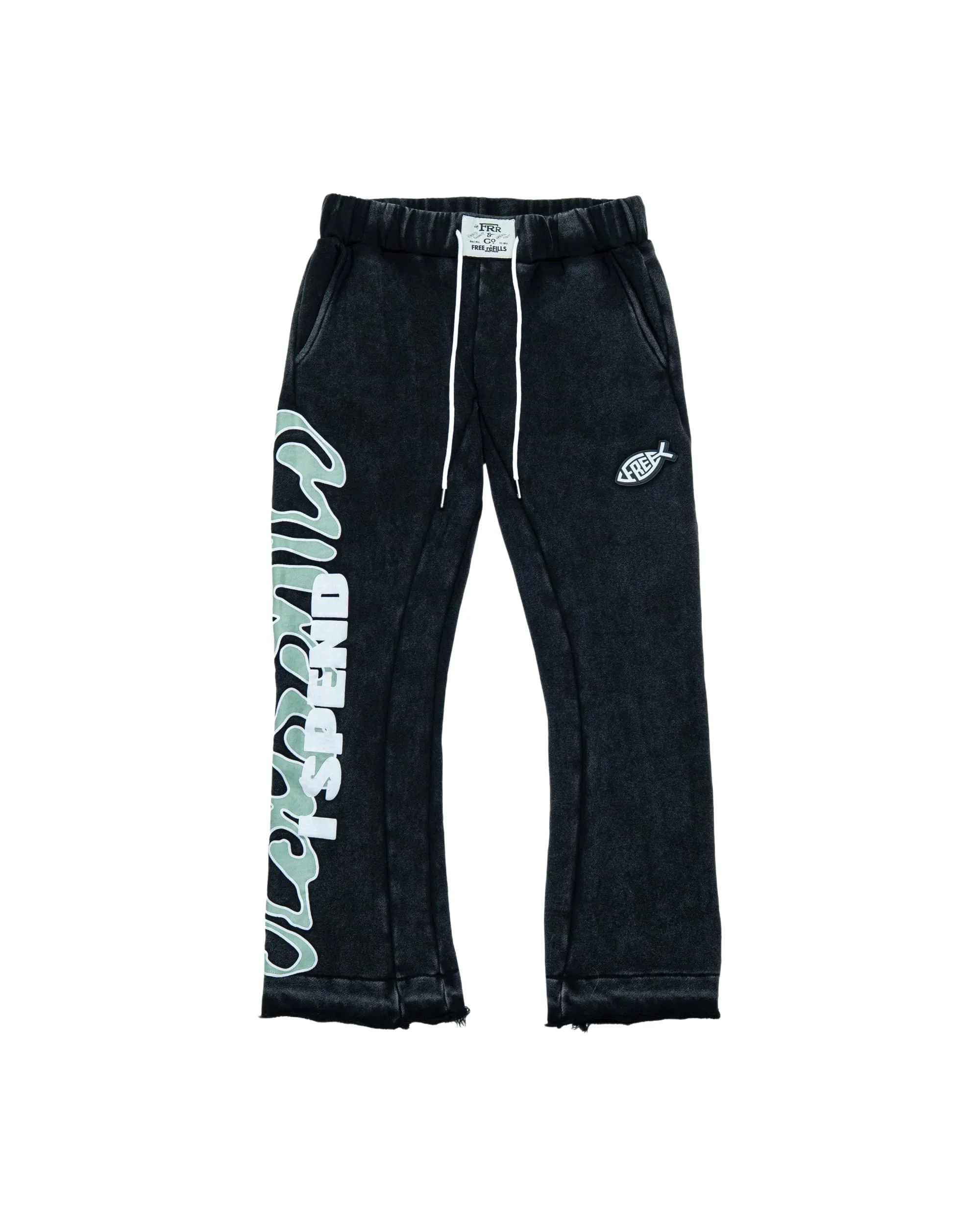 Saves Flare Sweatpants - Vintage Black