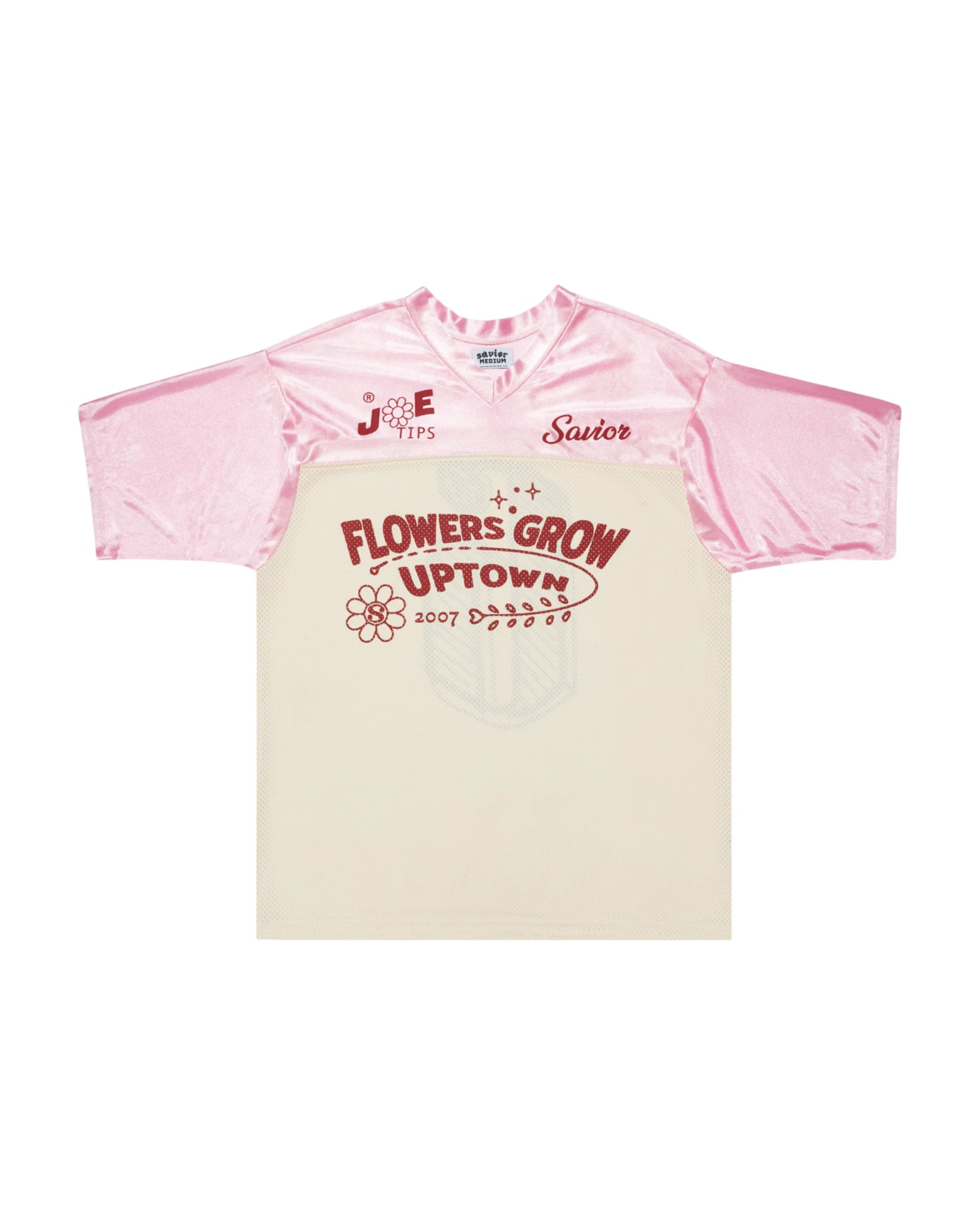 Savior Flowers Grow Uptown Jersey Pink/Cream ComplexCon