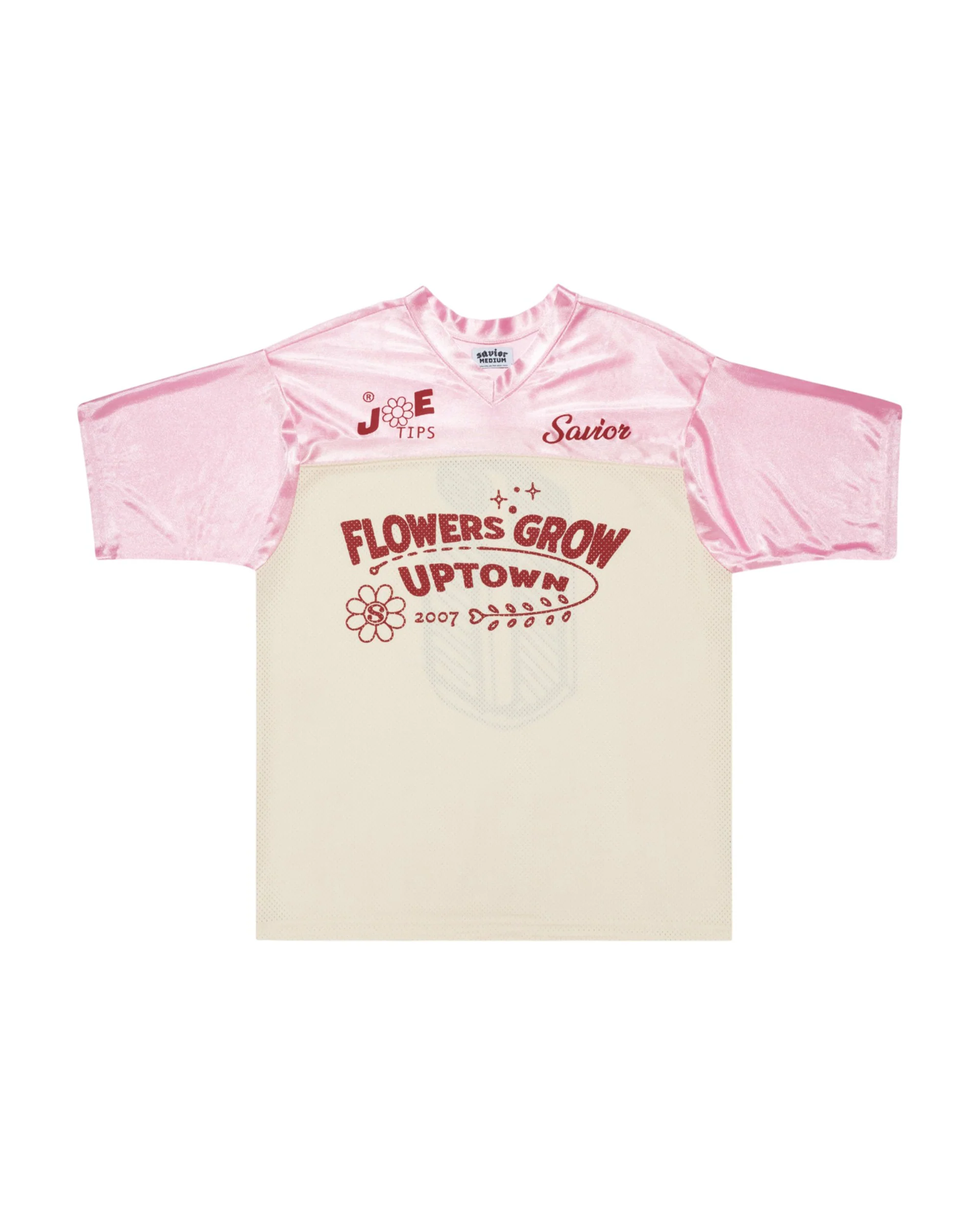 Savior Flowers Grow Uptown Jersey Pink/Cream ComplexCon - Image 2
