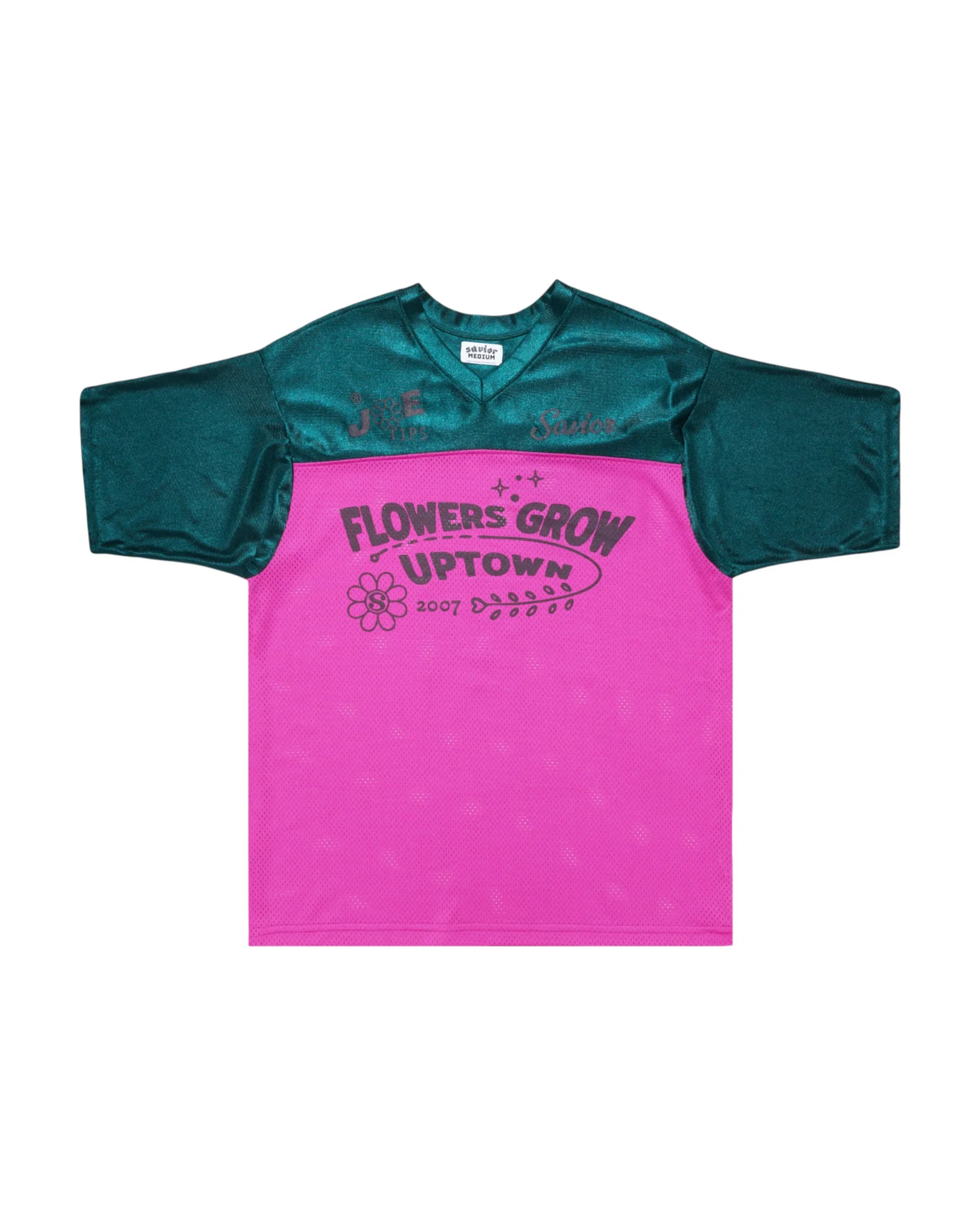 Savior Flowers Grow Uptown Jersey Teal/Magenta ComplexCon