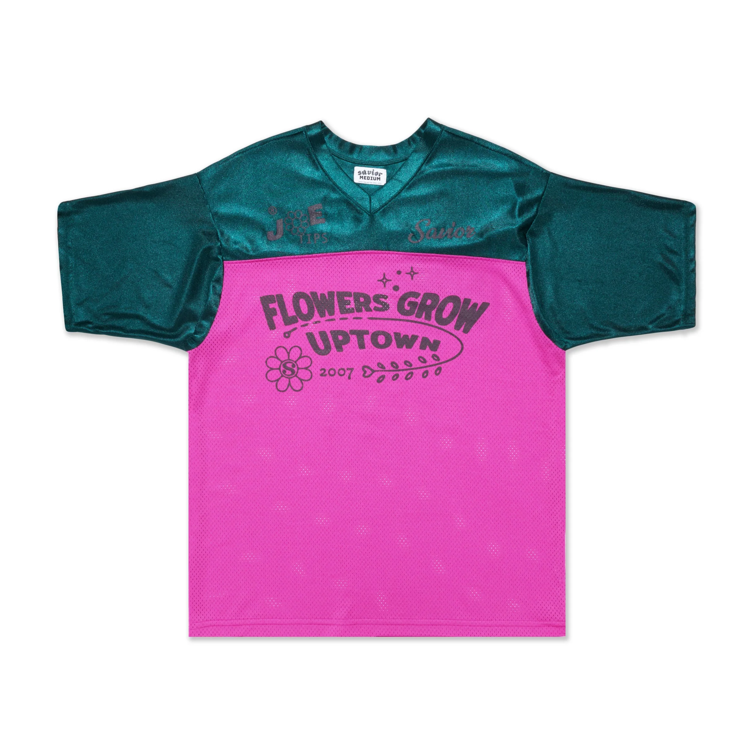 Savior Flowers Grow Uptown Jersey Teal/Magenta ComplexCon - Image 4