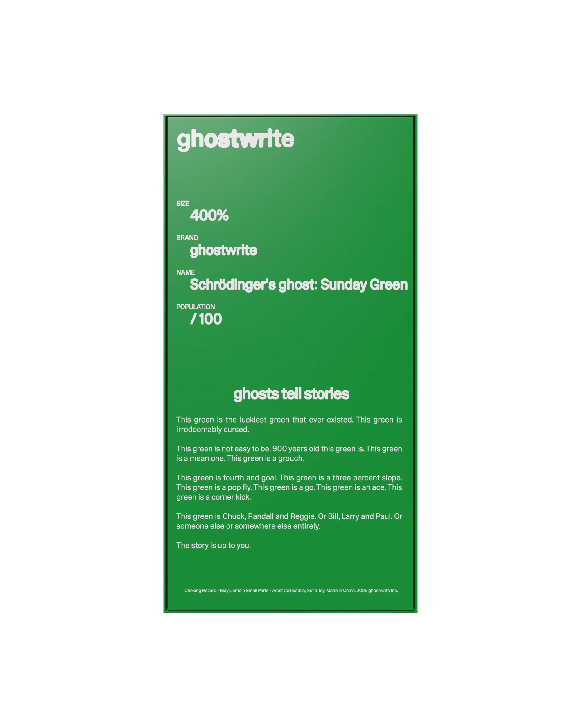 "Schrödinger's ghost: Sunday Green" 400% - Image 9