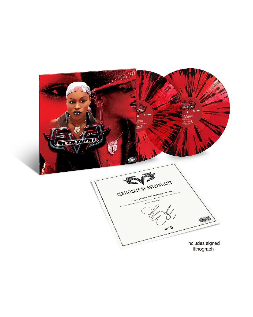 Scorpion (25th Anniversary Limited Edition Signed Red & Black Splatter) 2LP
