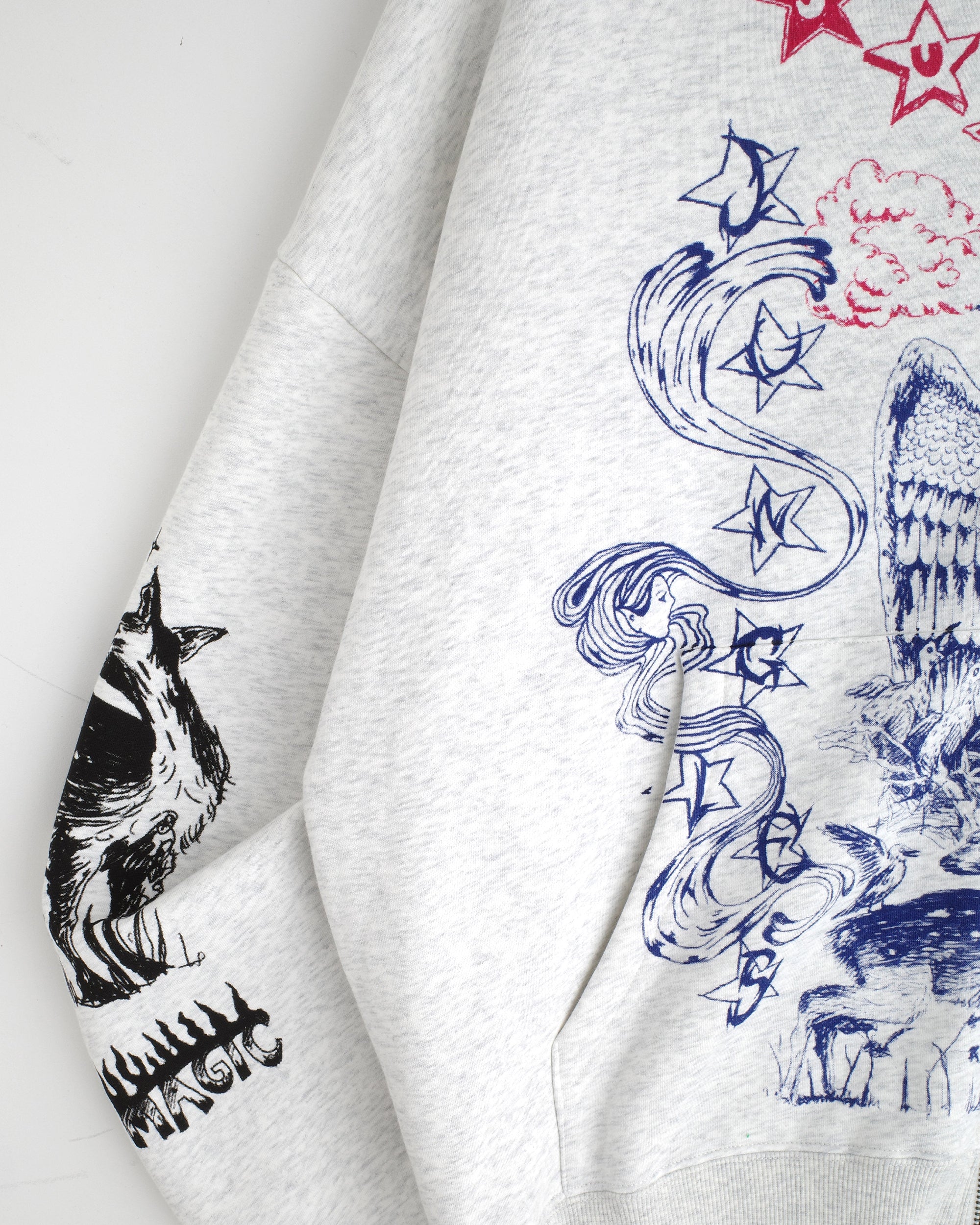 Scribbles Zip Hoodie - Image 11