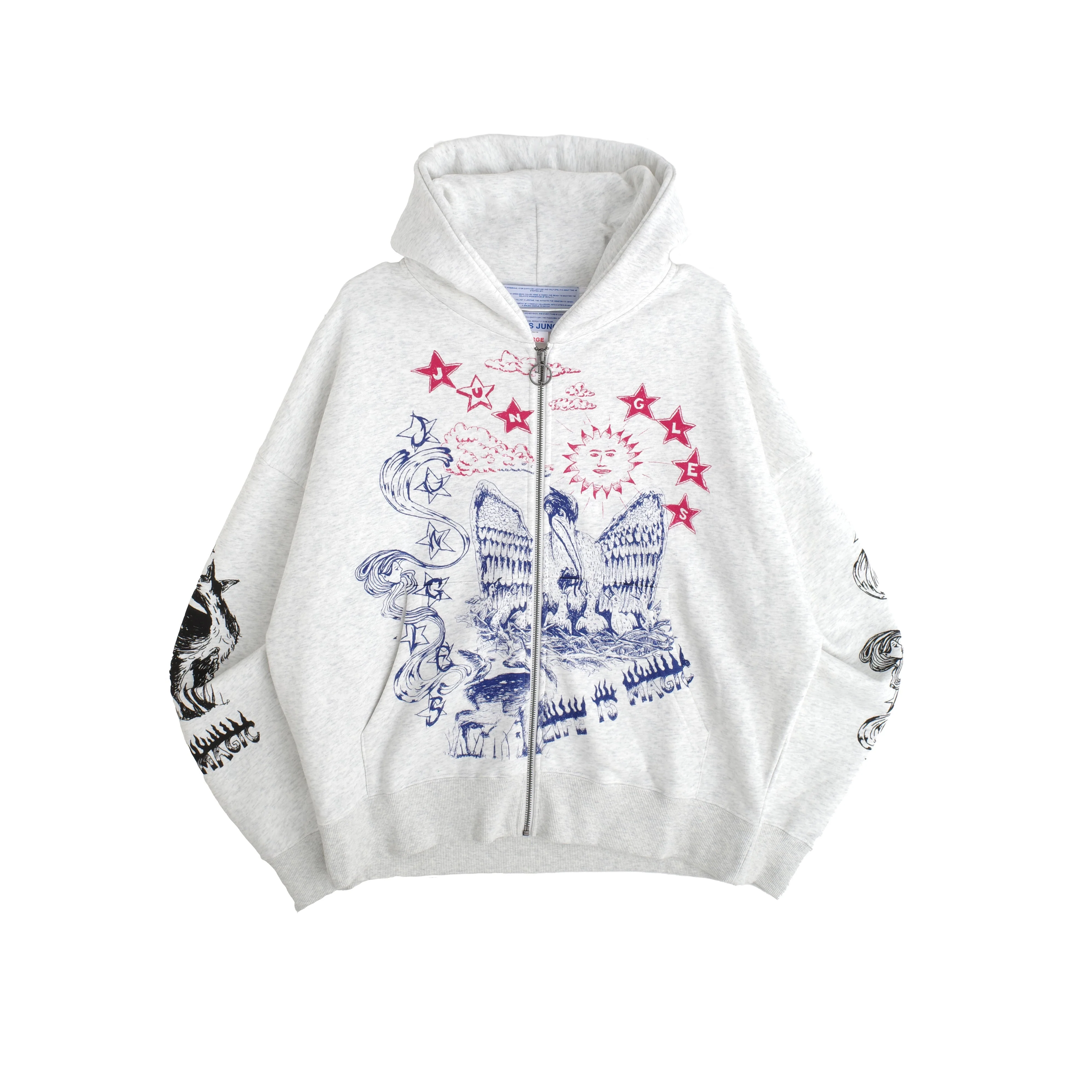 Scribbles Zip Hoodie - Image 13