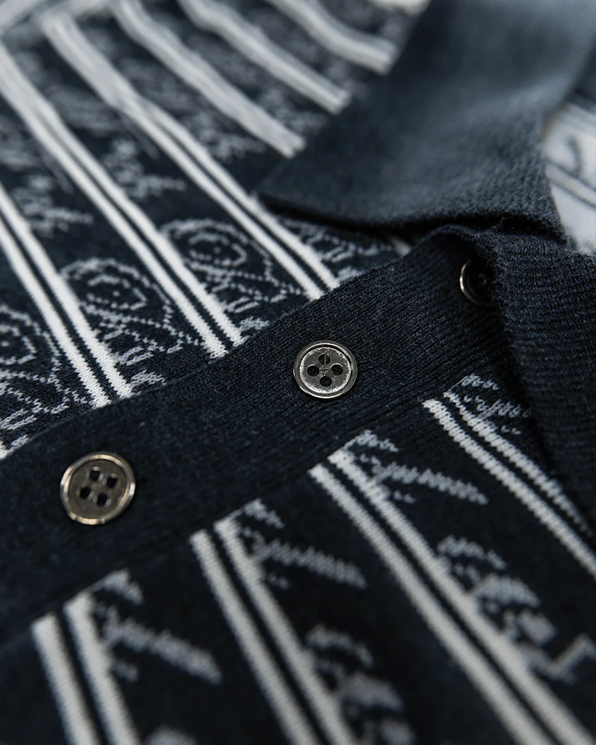 Script Knit Polo - Image 3