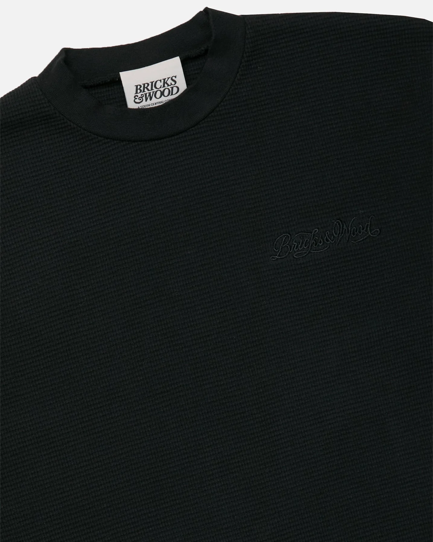 Script Logo Waffle Thermal - Black - Image 2