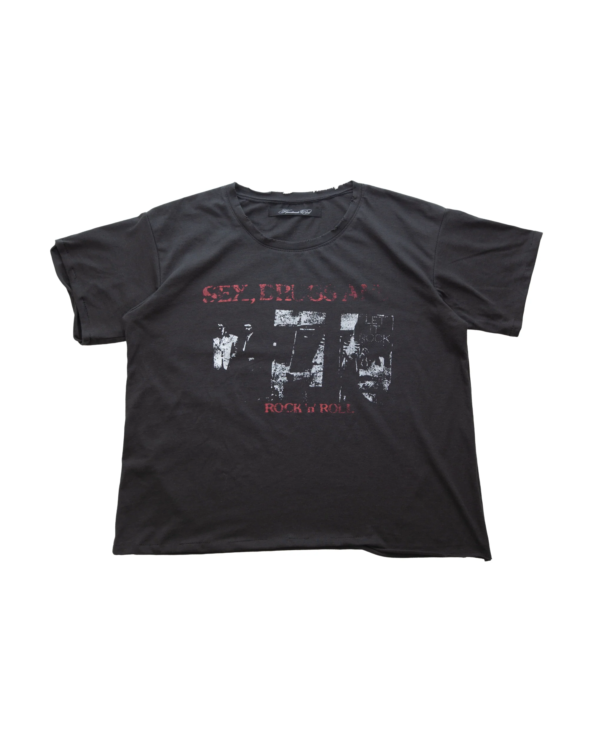 SDRR - VNTG blk TEE