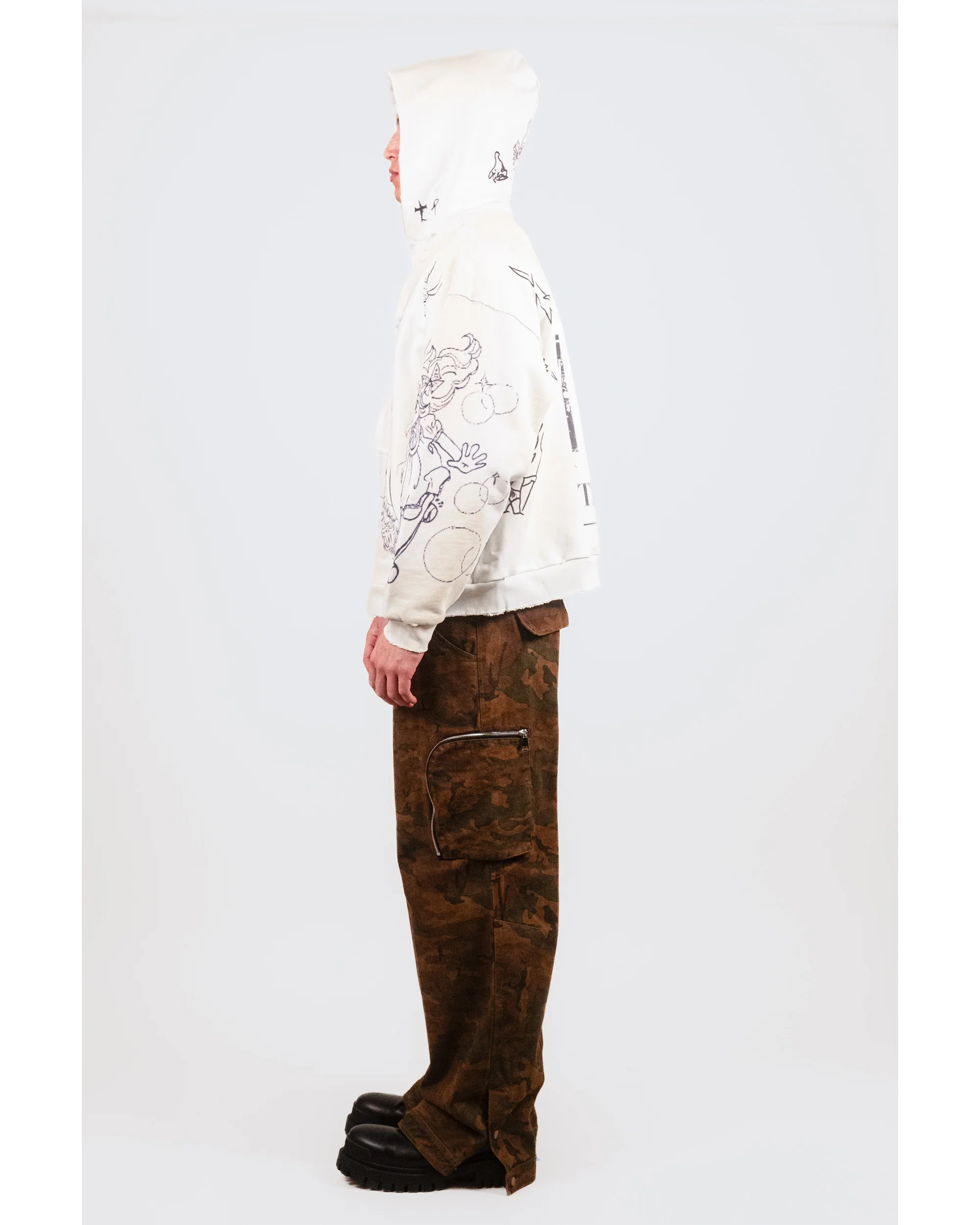 Second Skin Hoodie in Dove - Image 13