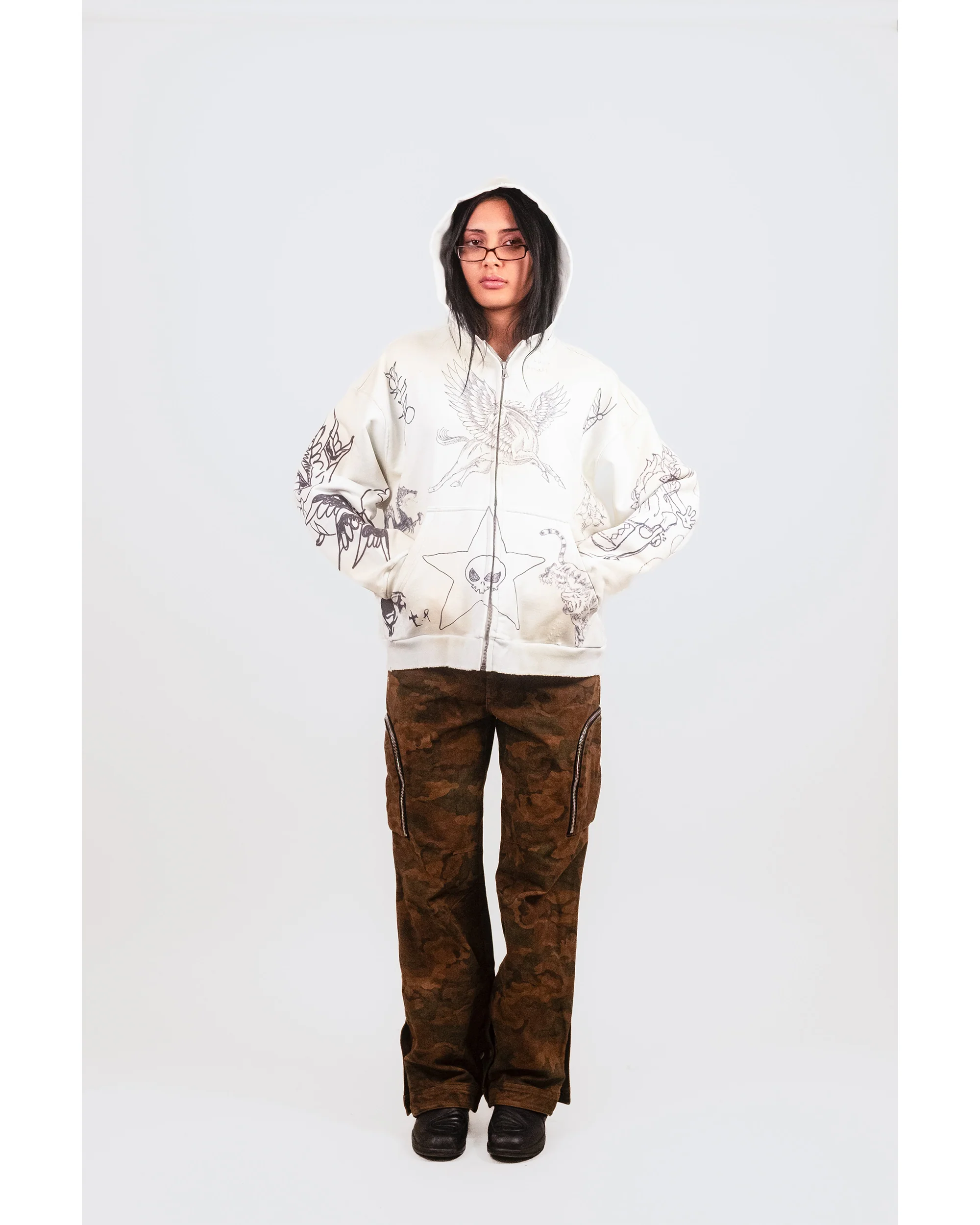 Second Skin Hoodie in Dove - Image 6