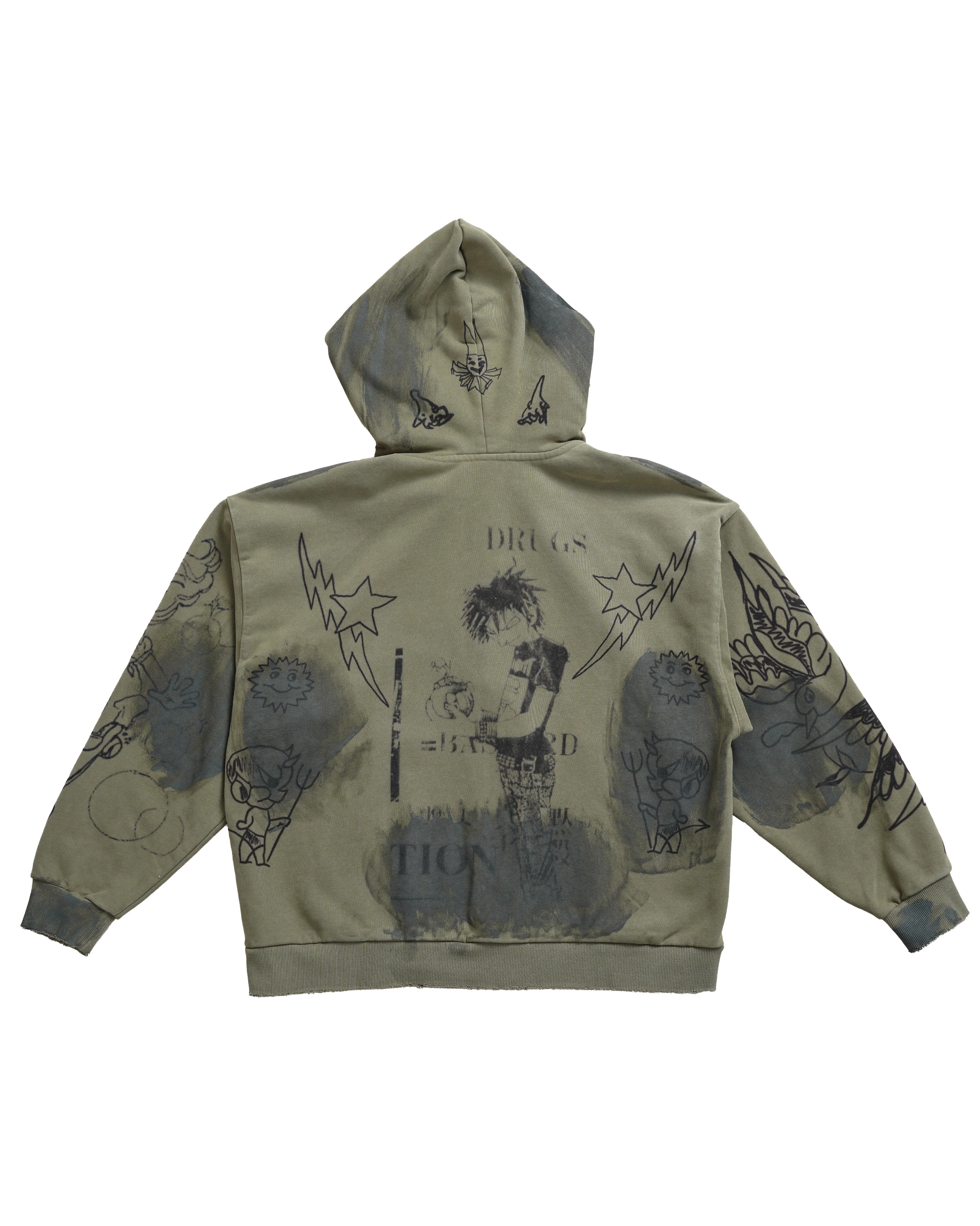 Second Skin Hoodie in Grunge - Image 2
