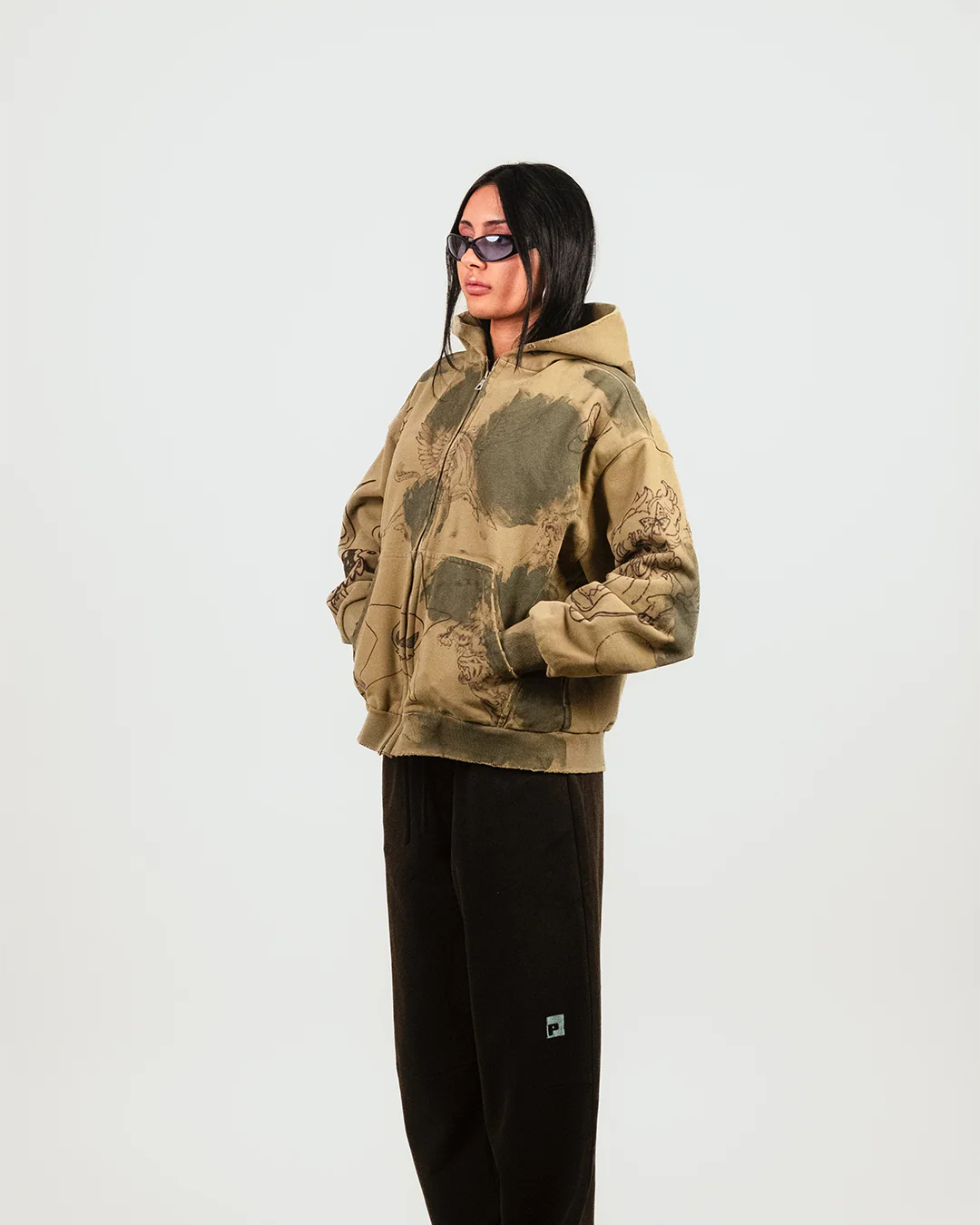 Second Skin Hoodie in Grunge - Image 9
