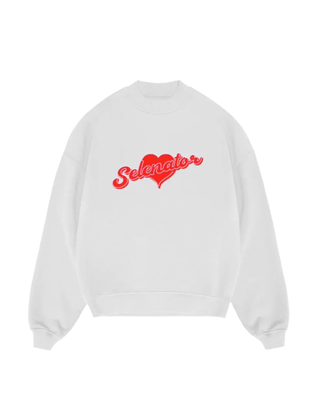 Selenator White Heart Crewneck