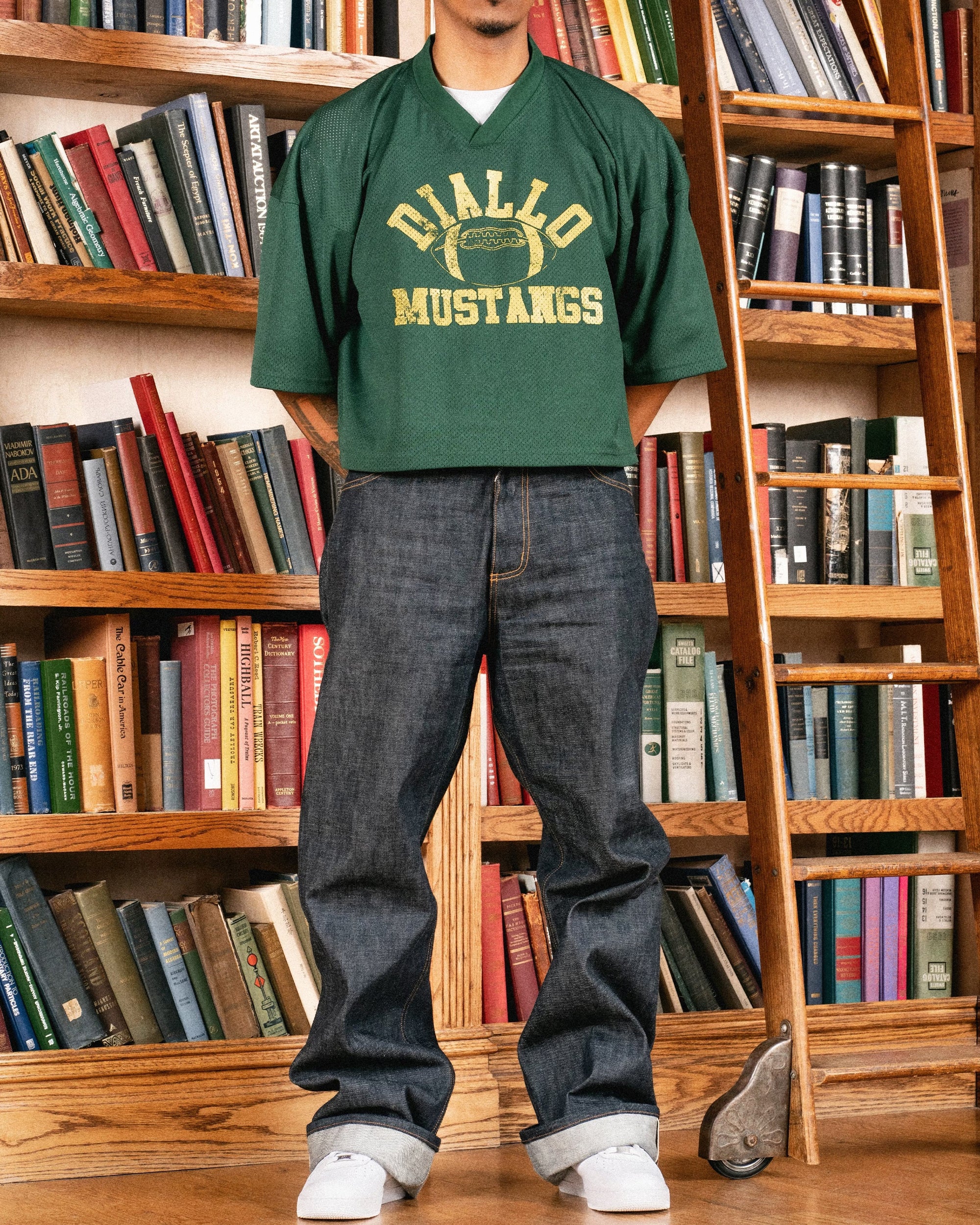 SELVEDGE WIDE LEG DENIM - Image 4