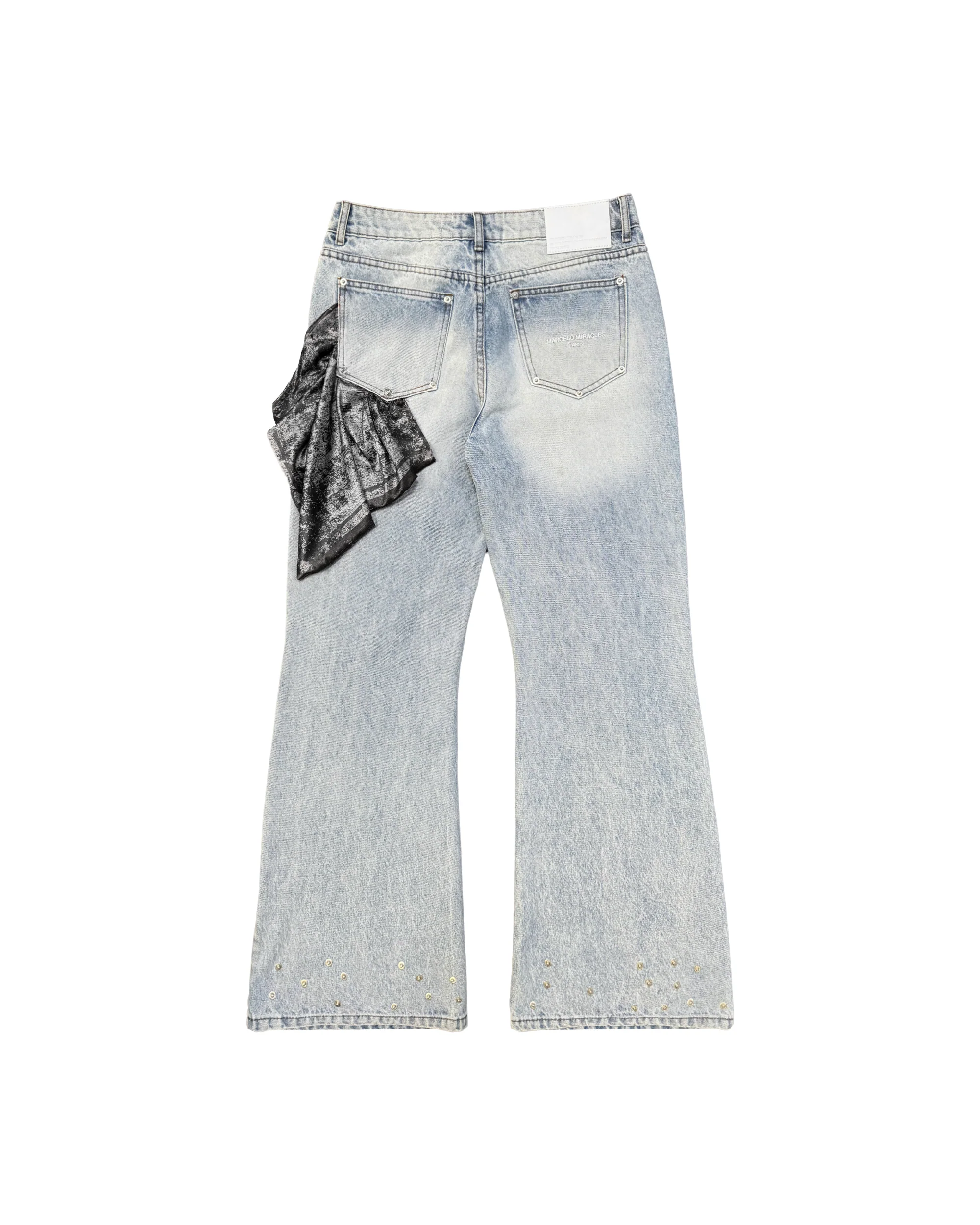 SERPENT FLARE DENIM in BLUE - Image 3