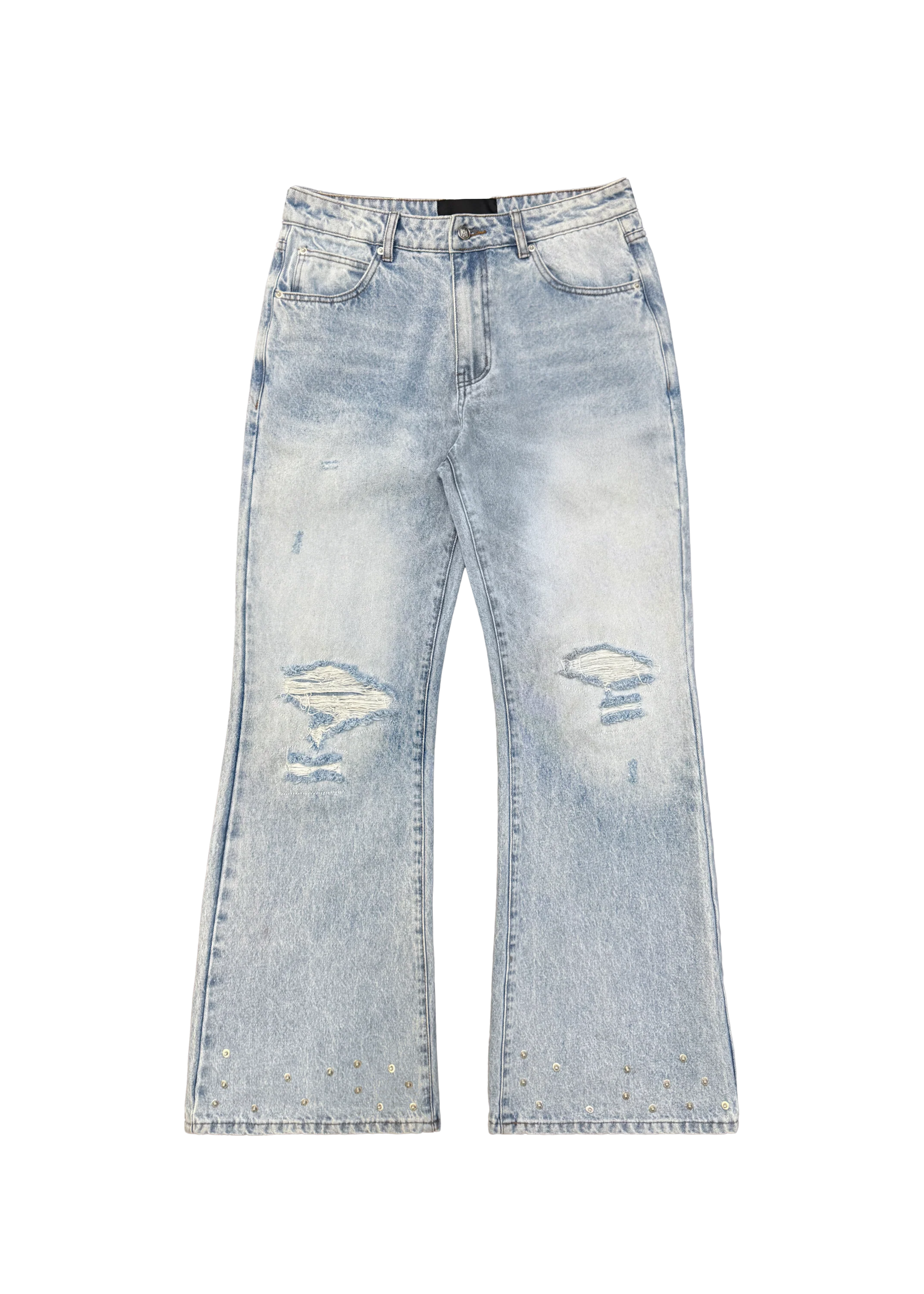 SERPENT FLARE DENIM in BLUE - Image 6