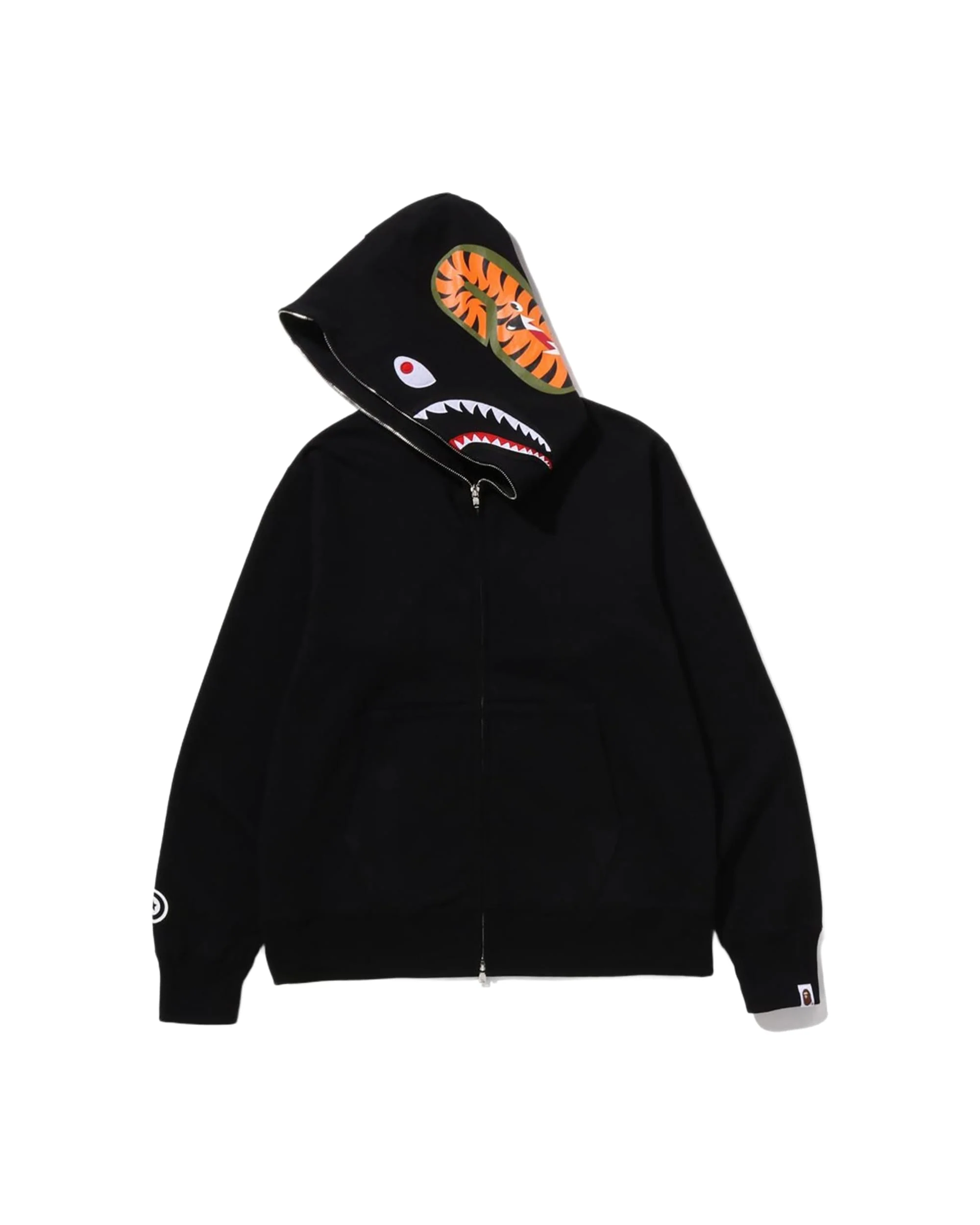 SHARK FULL ZIP HOODIE MENS - Image 2
