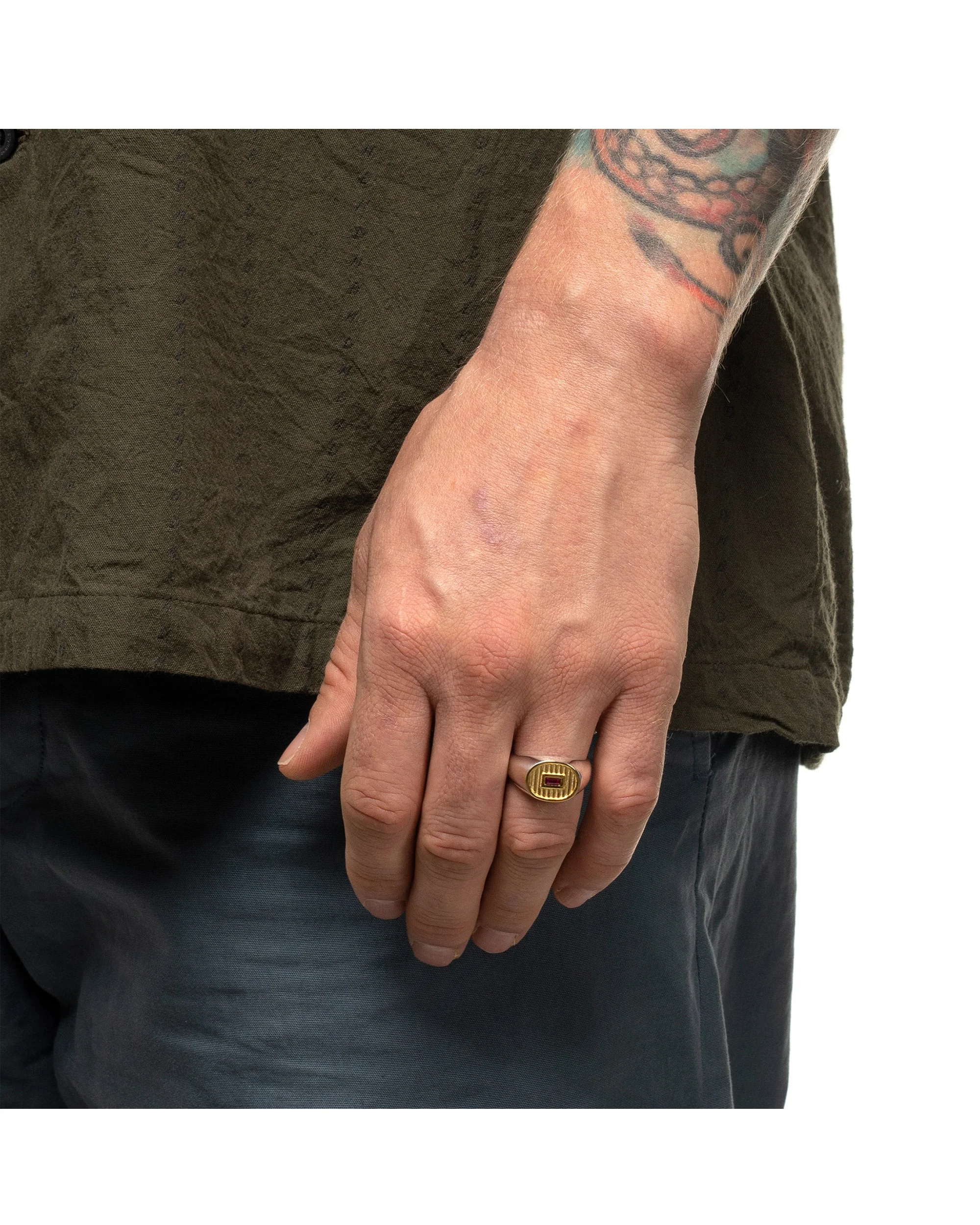 Sherman Signet (Silver/14K/Ruby) - Image 5