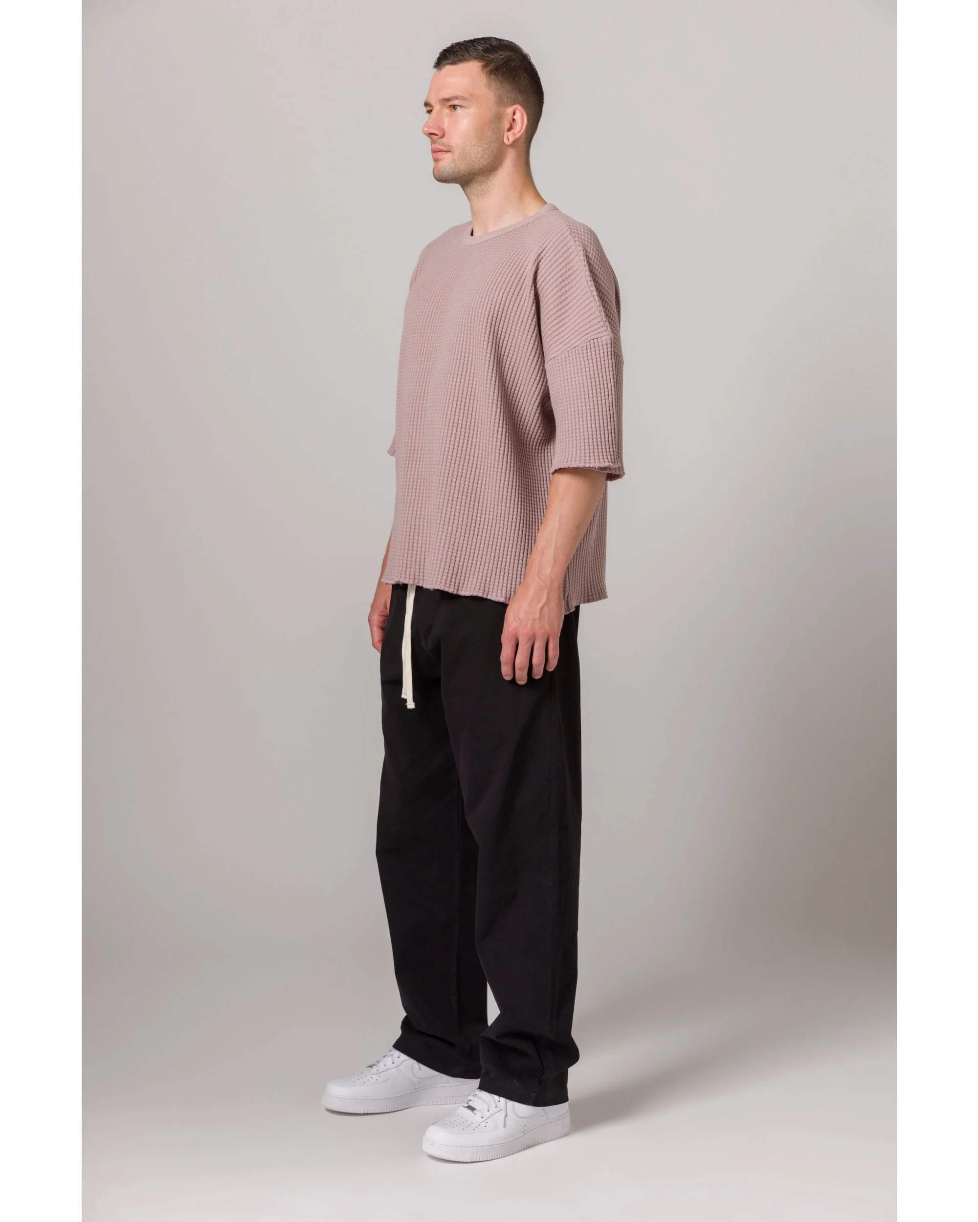 Short Sleeve Thermal Sweater - Antler - Image 7