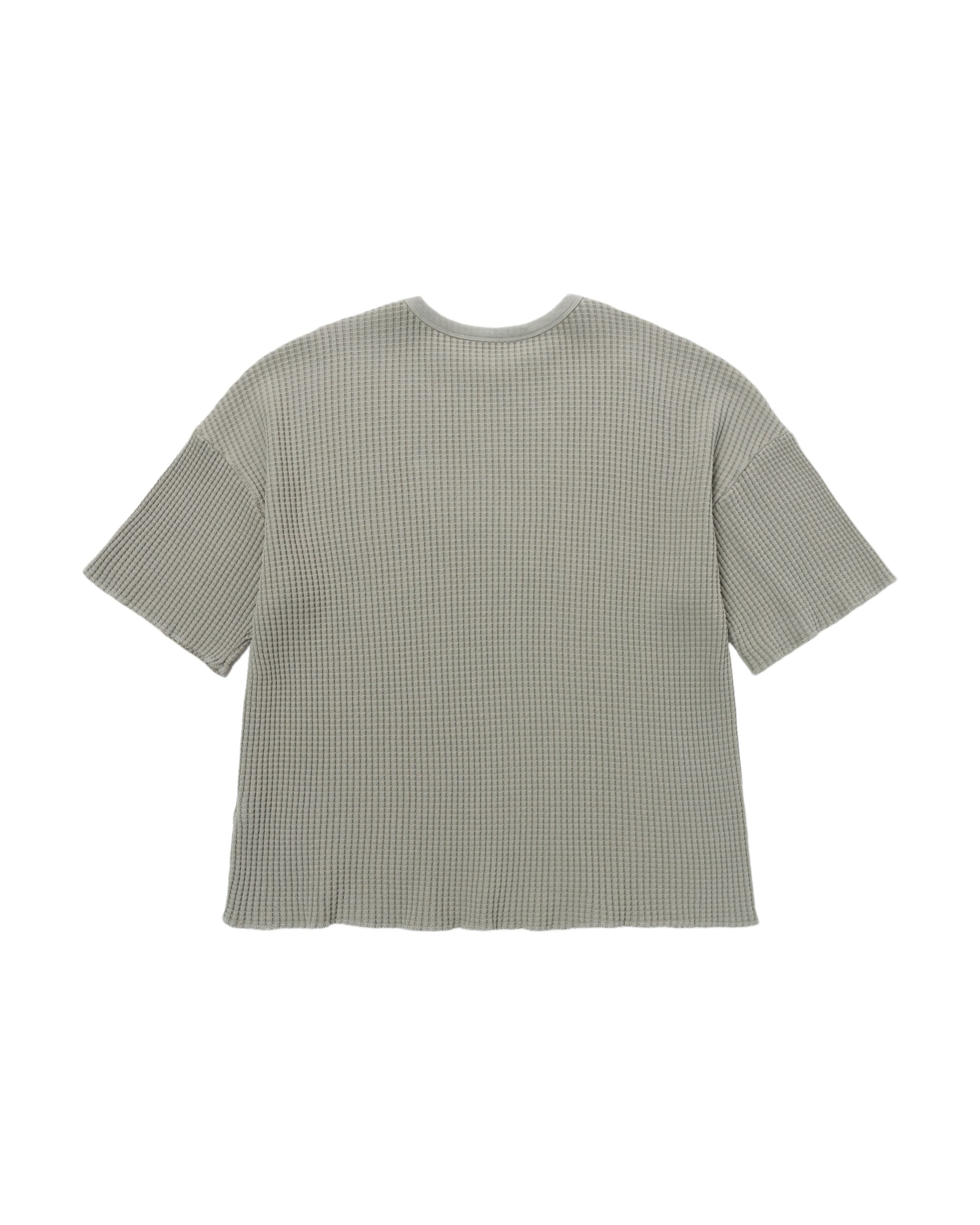 Short Sleeve Thermal Sweater - Concrete