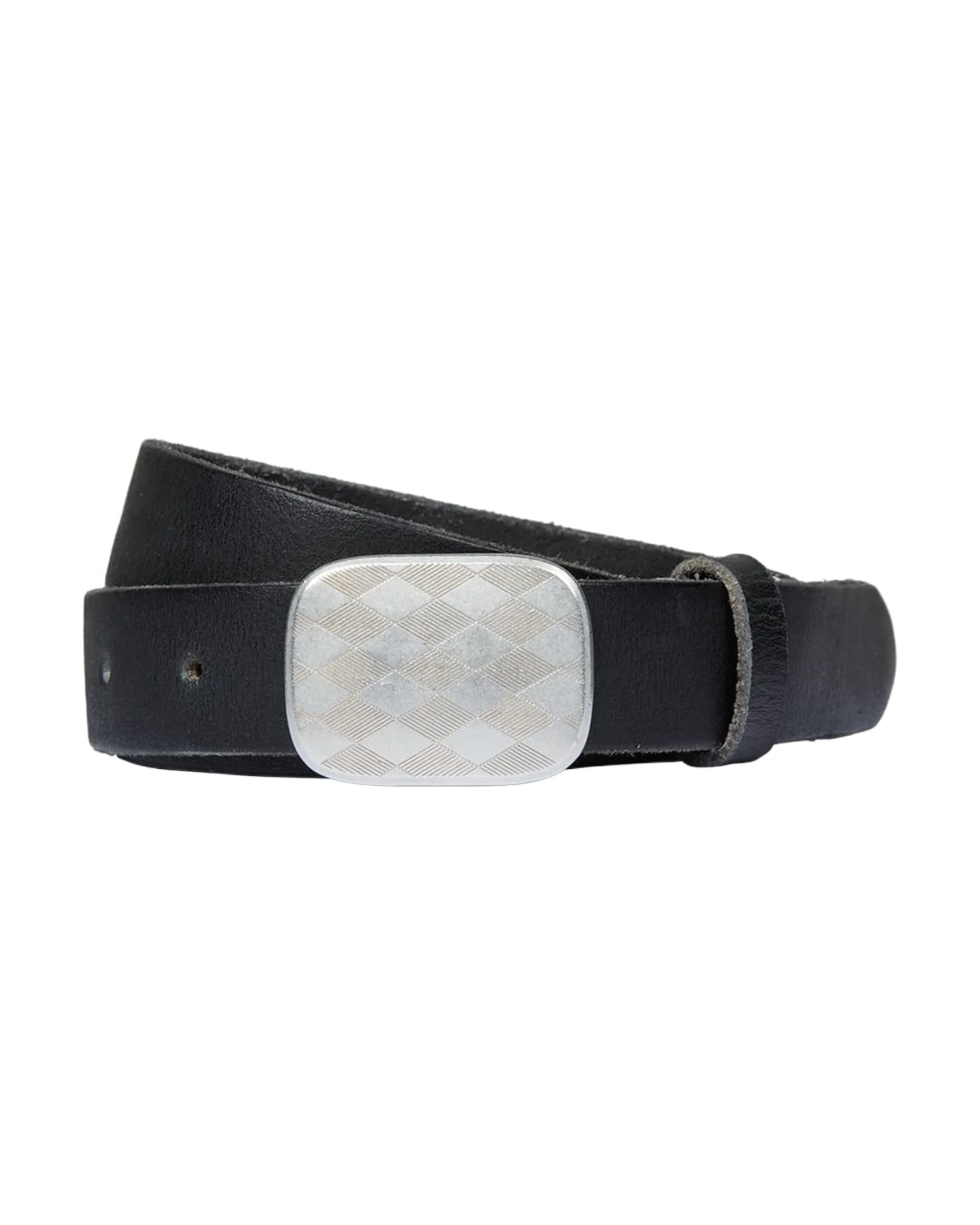 Showa Argyle Plate Buckle Belt