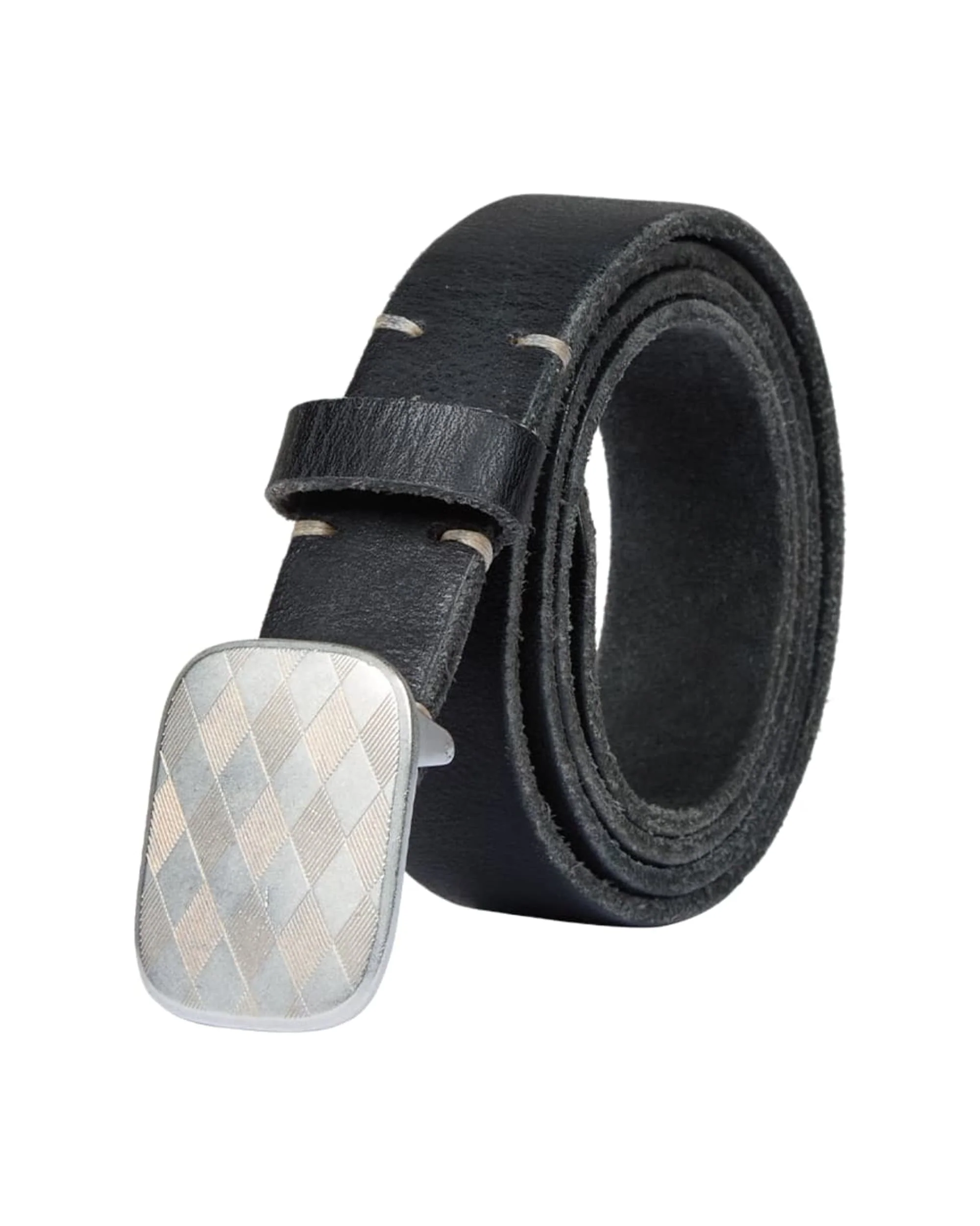 Showa Argyle Plate Buckle Belt - Image 3
