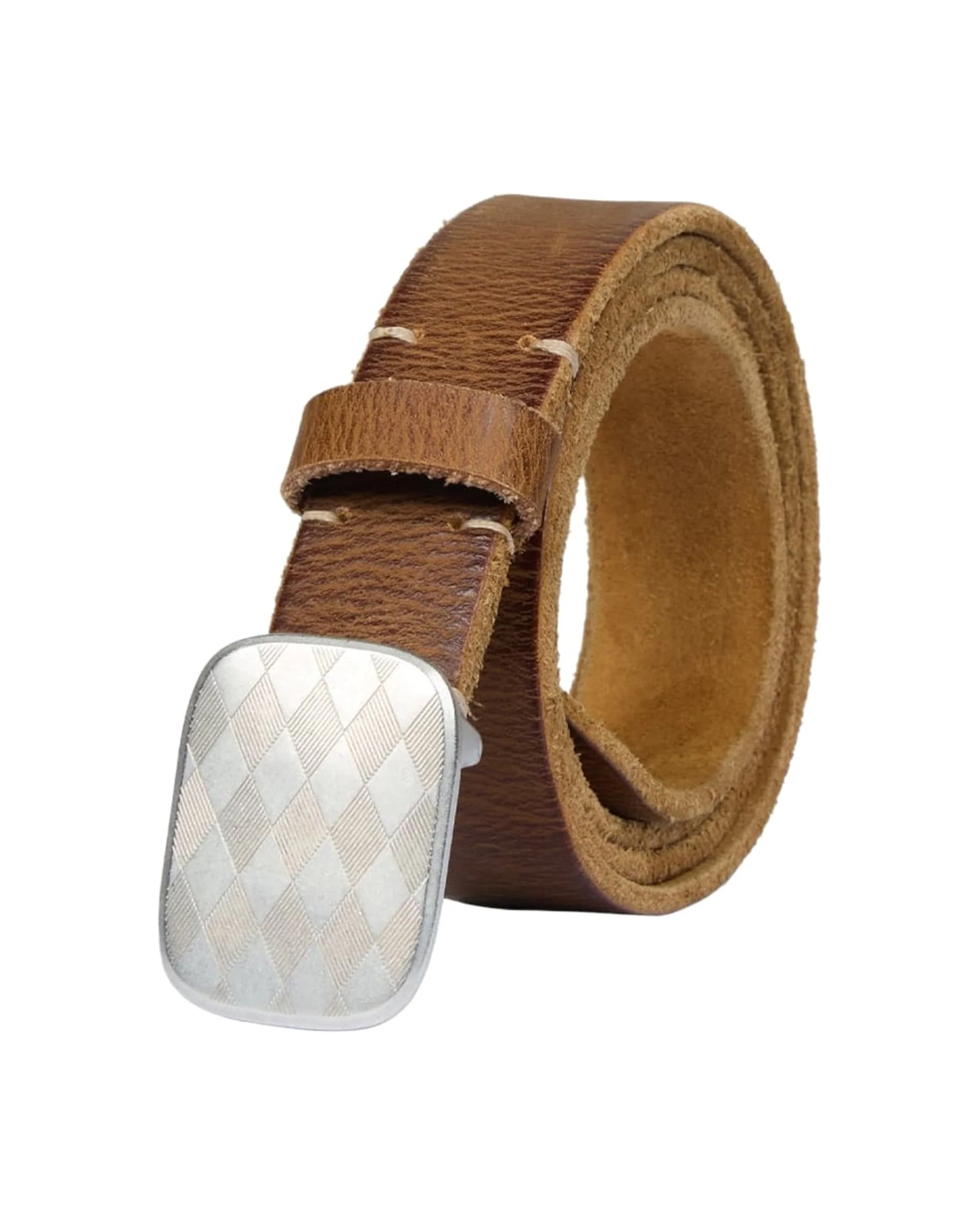 Showa Argyle Plate Buckle Belt