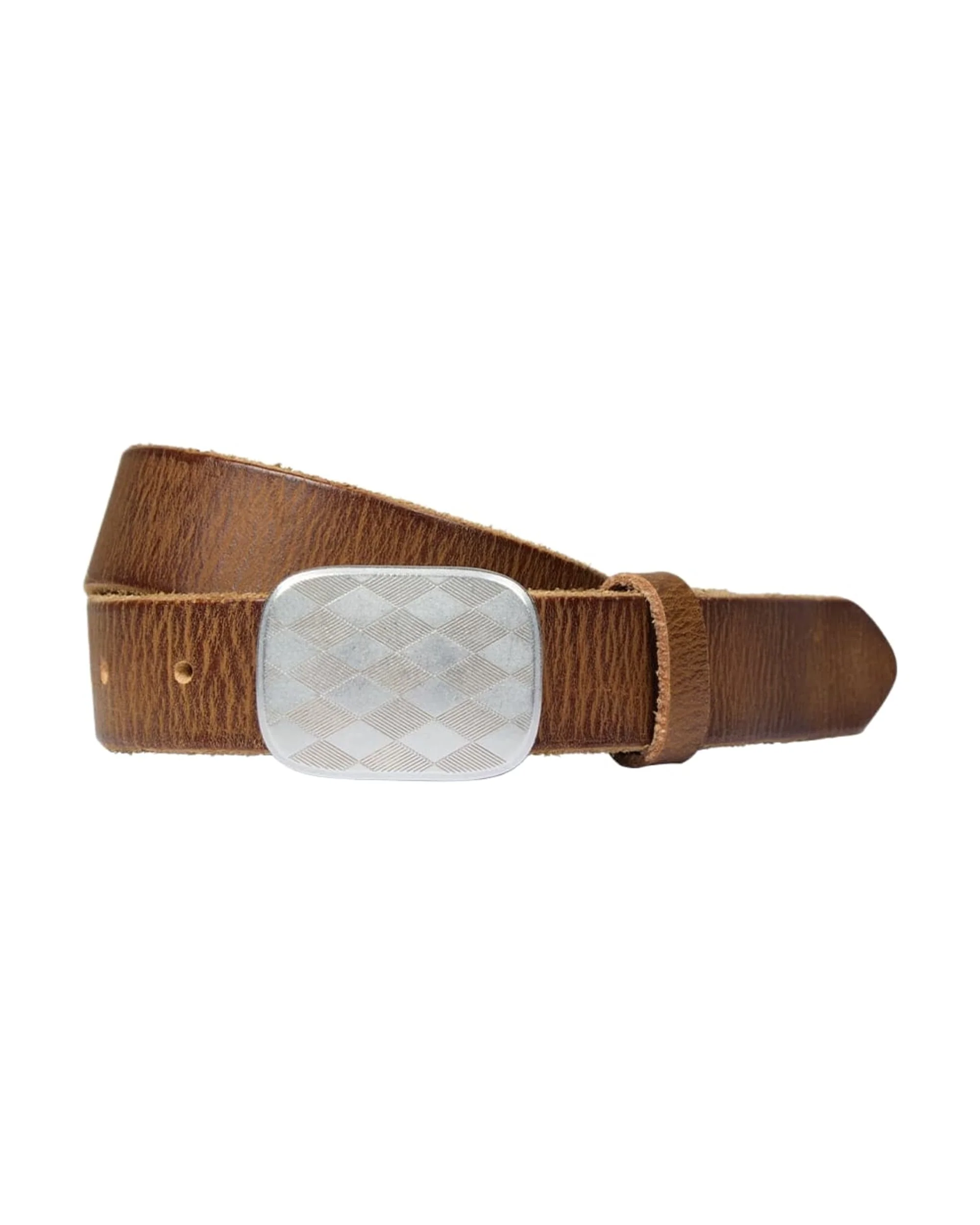 Showa Argyle Plate Buckle Belt - Image 3