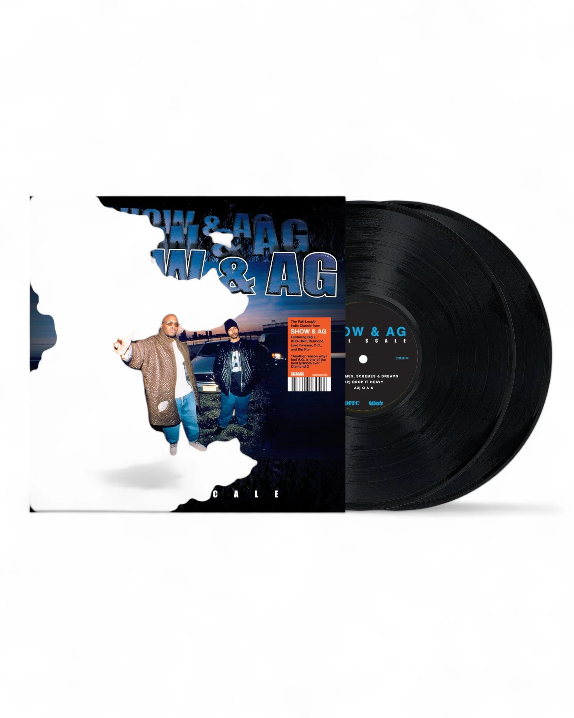 Showbiz & A.G. - Full Scale (2xLP - Blue Galaxy Vinyl - Fat Beats Exclusive) - Image 2