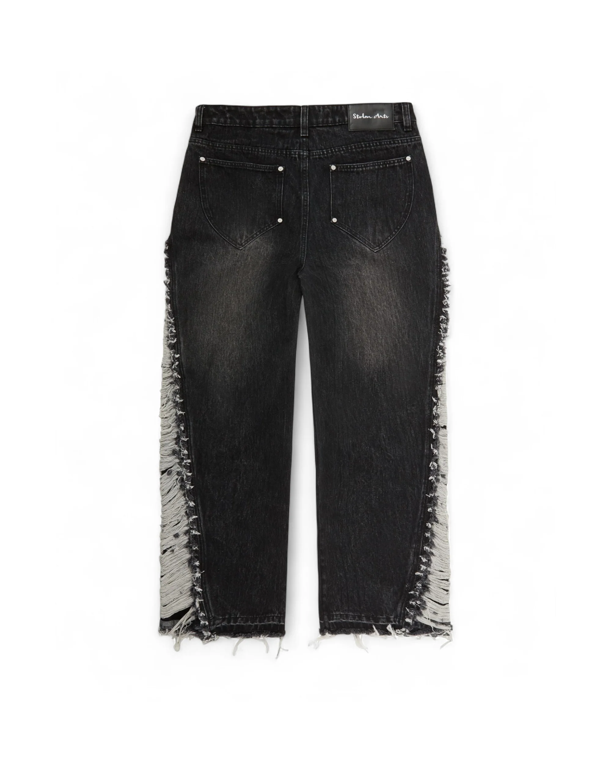Shredded Black Denim - Image 2