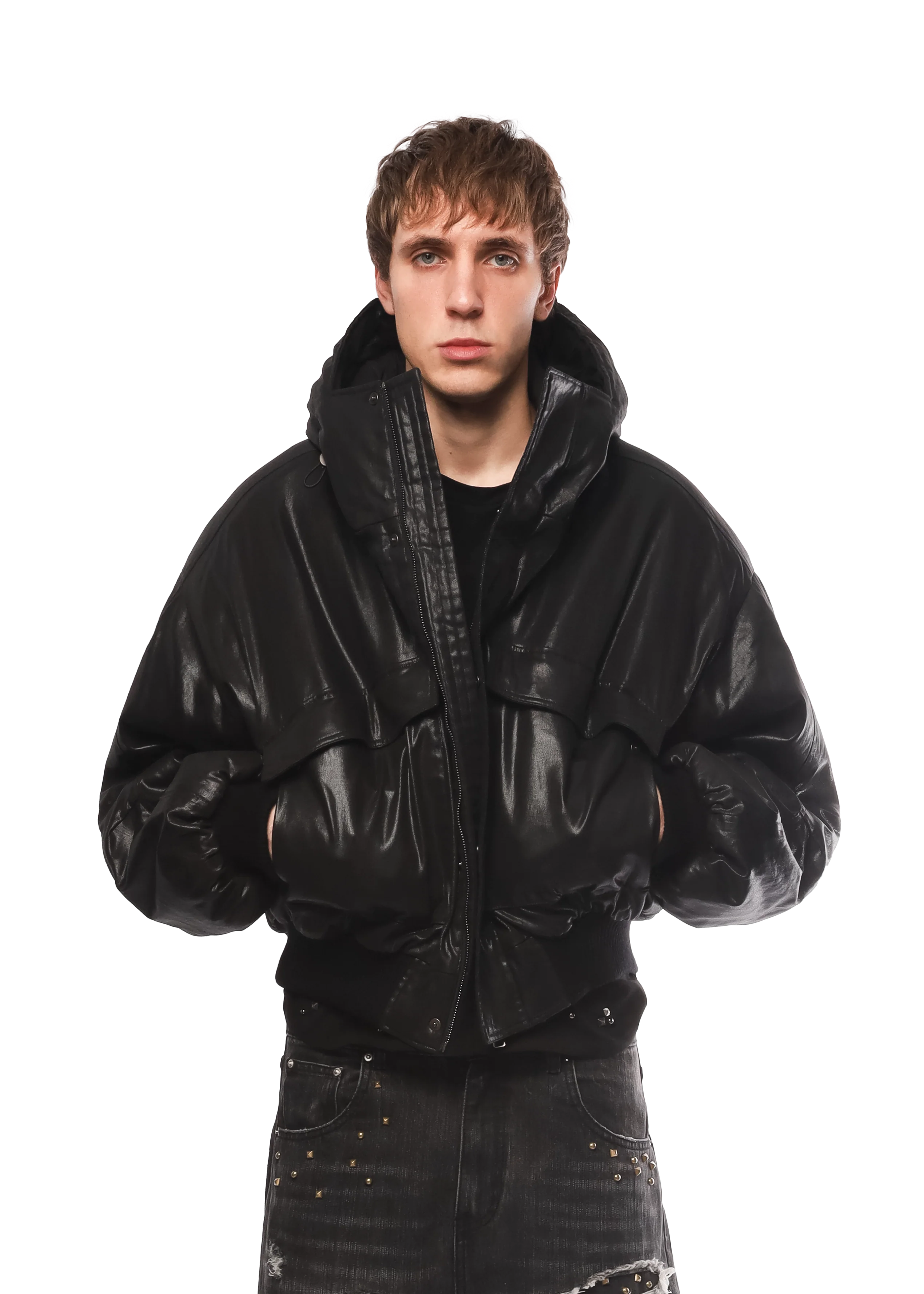 SIBERIA BOMBER in BLACK - Image 8