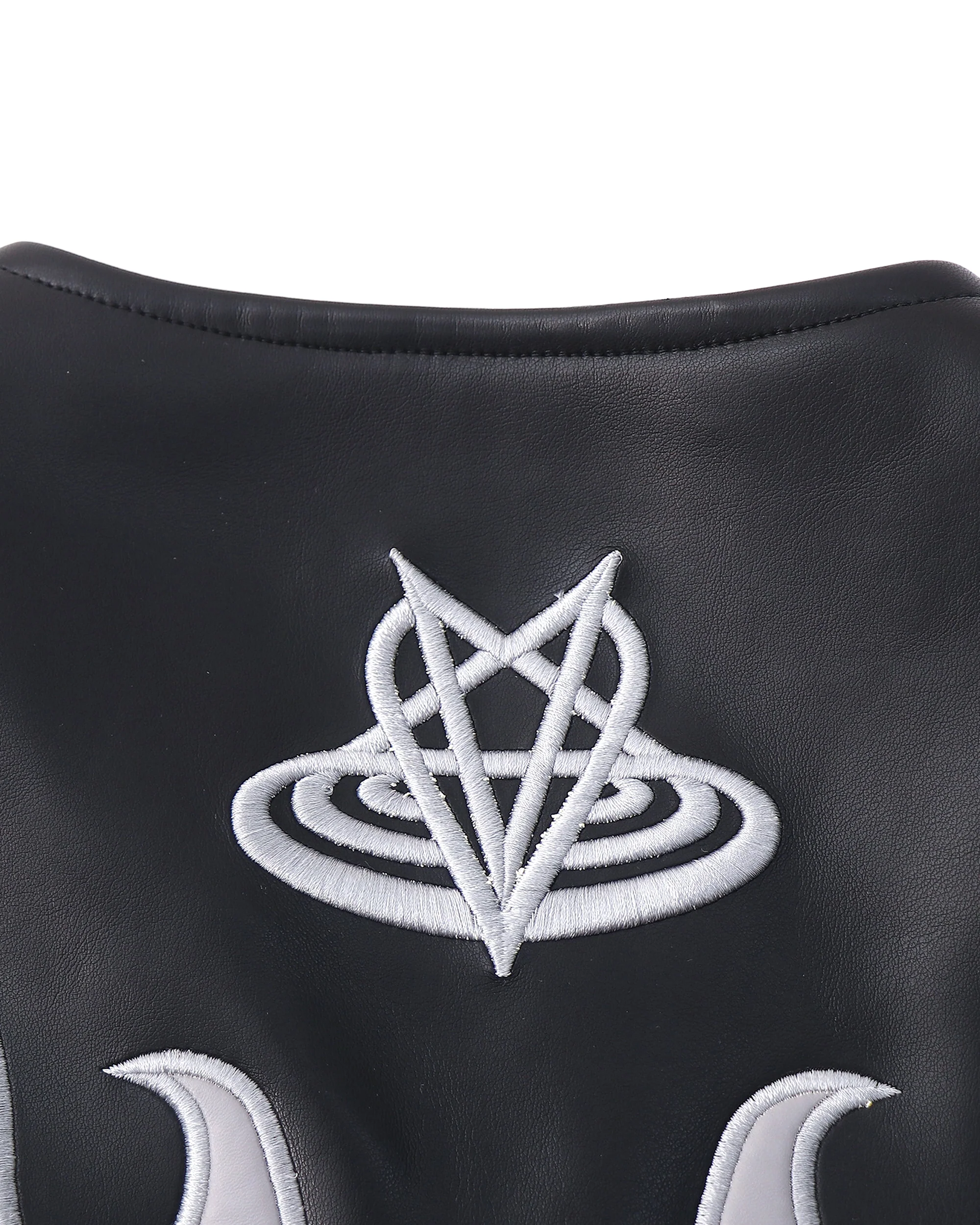 "SIGIL HEART" MOTO LEATHER JACKET - Image 10