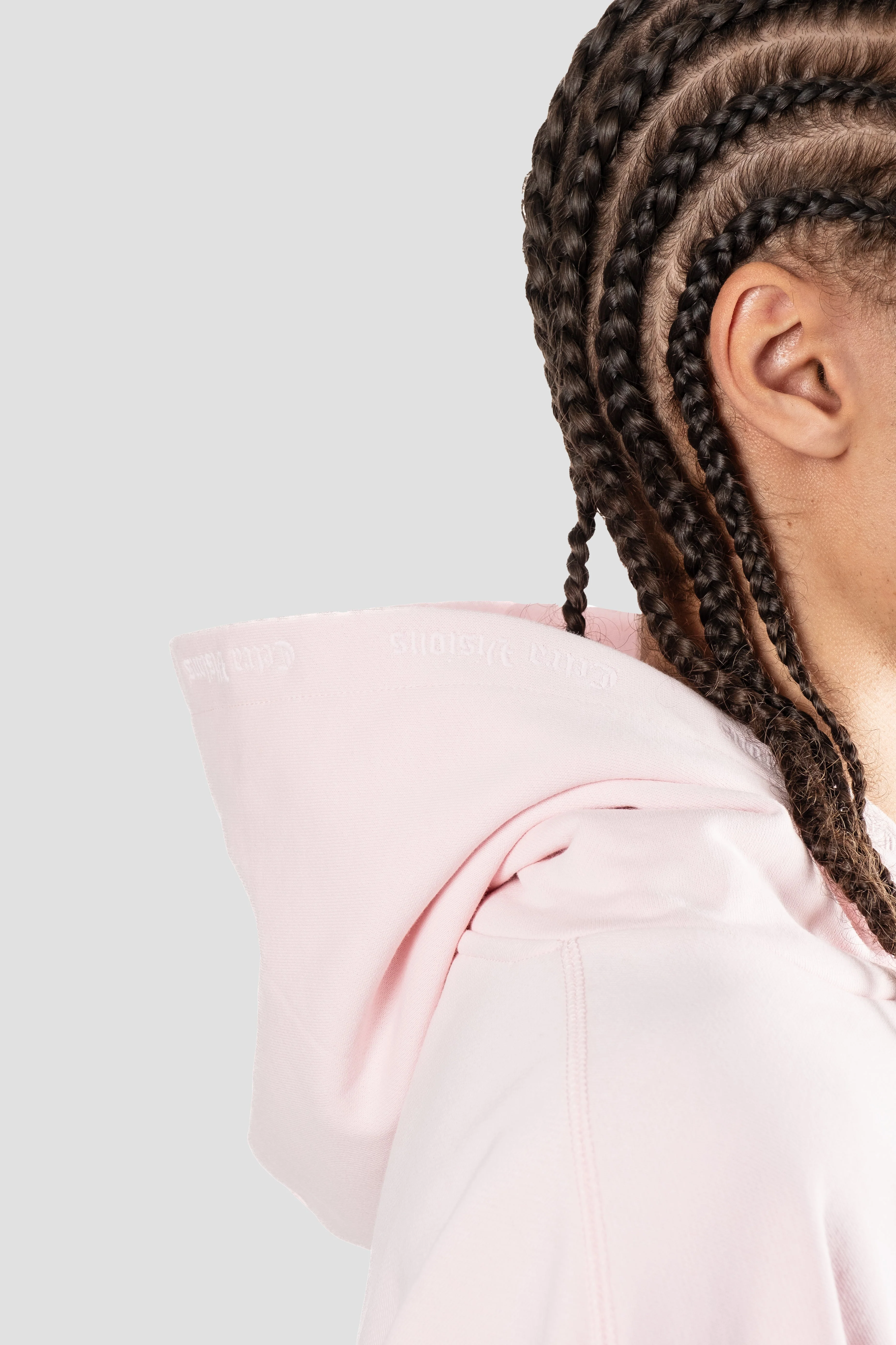 SIGNATURE PINK & WHITE PUFF HOODIE - Image 14