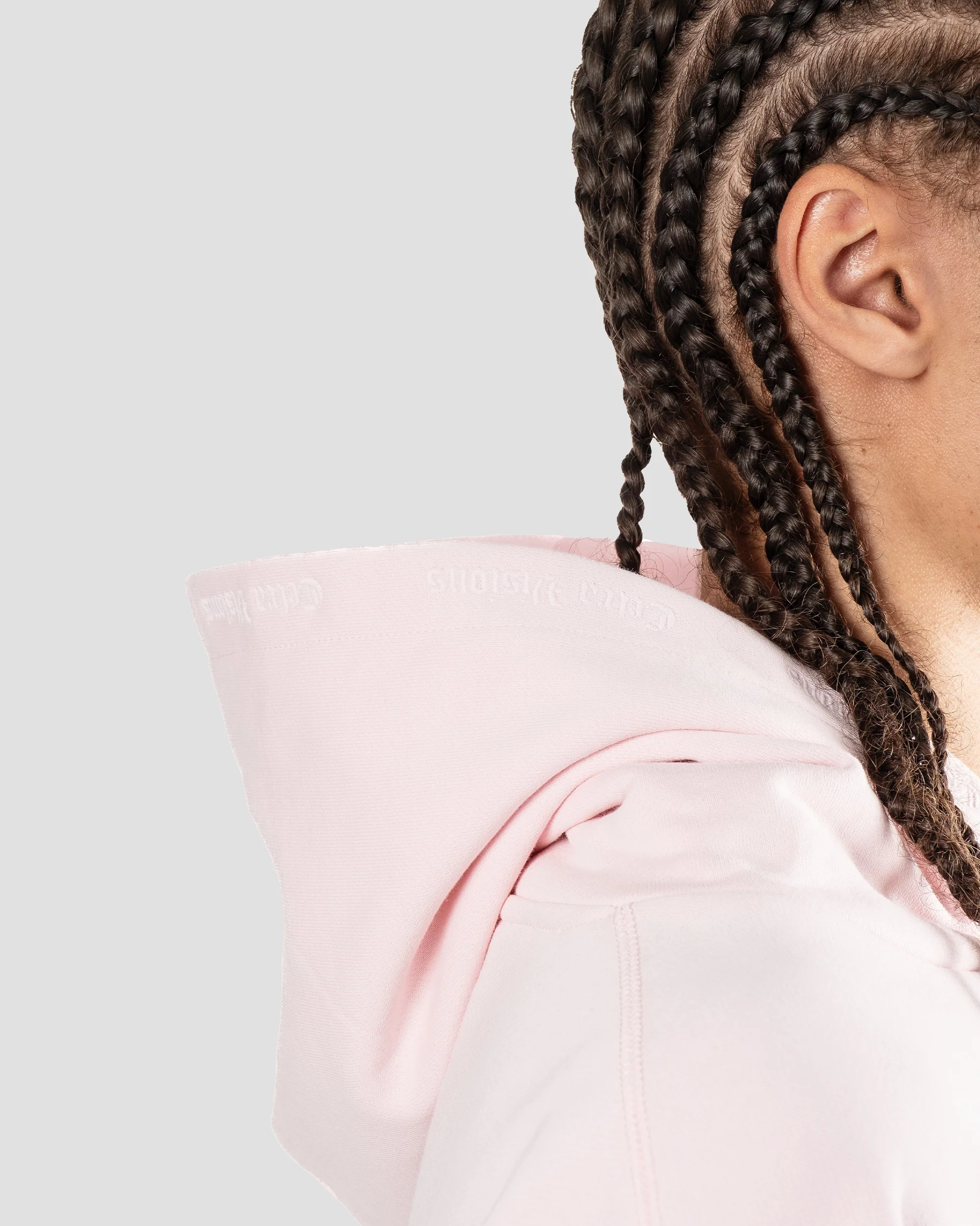 SIGNATURE PINK & WHITE PUFF HOODIE - Image 7