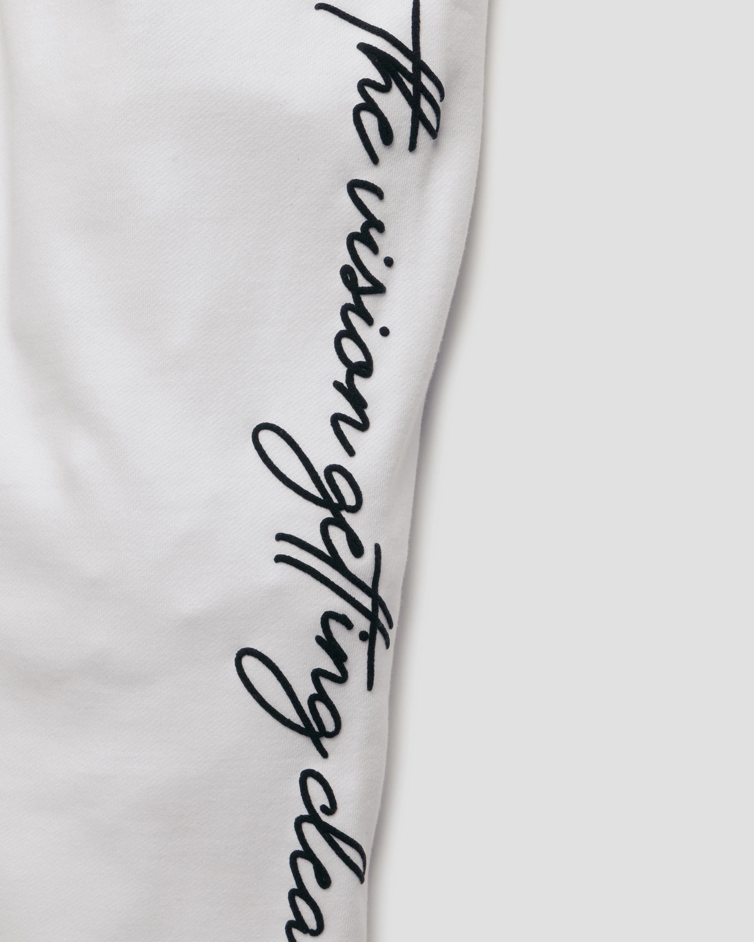 SIGNATURE WHITE & BLACK PUFF JOGGERS - Image 13