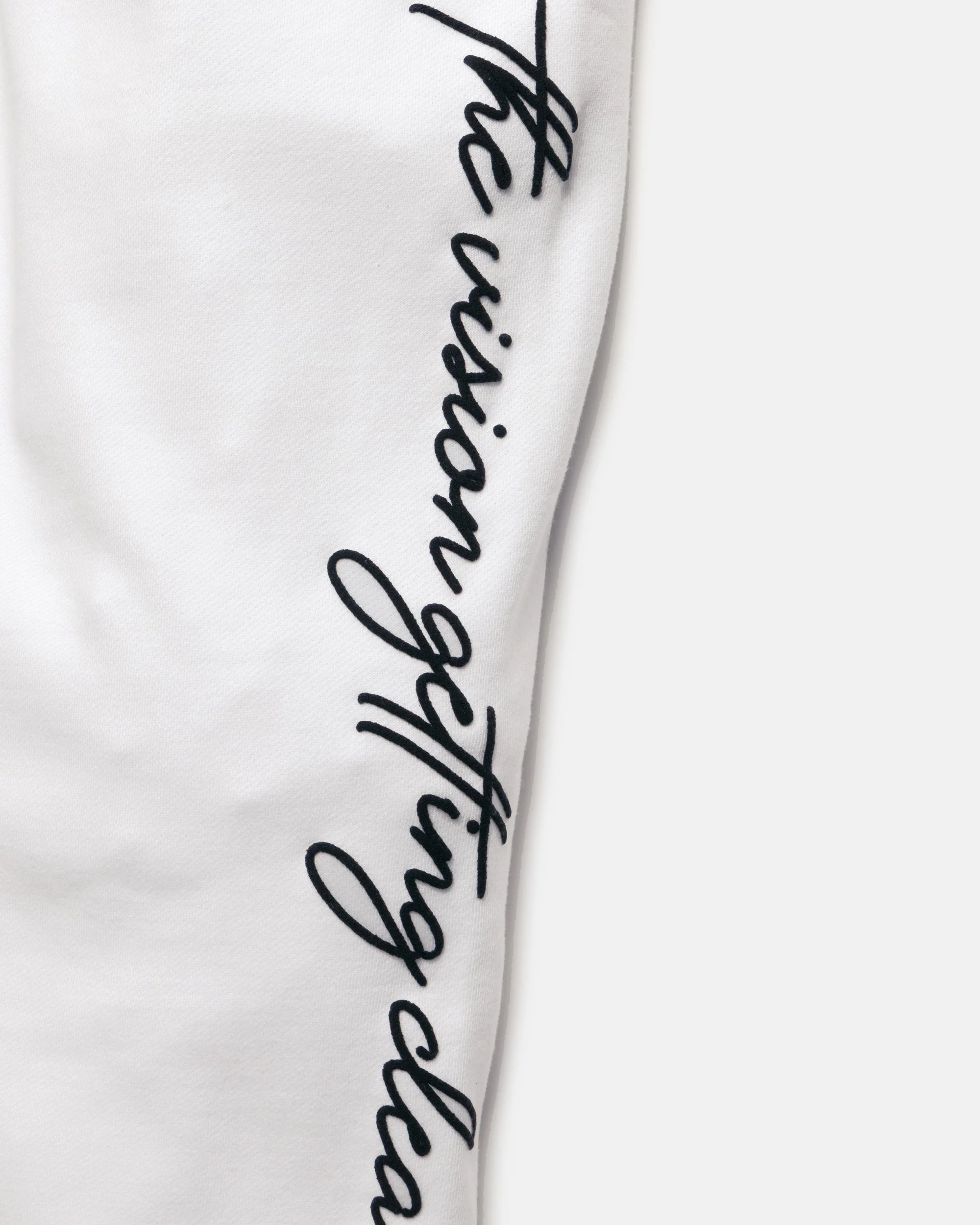 SIGNATURE WHITE & BLACK PUFF JOGGERS - Image 3