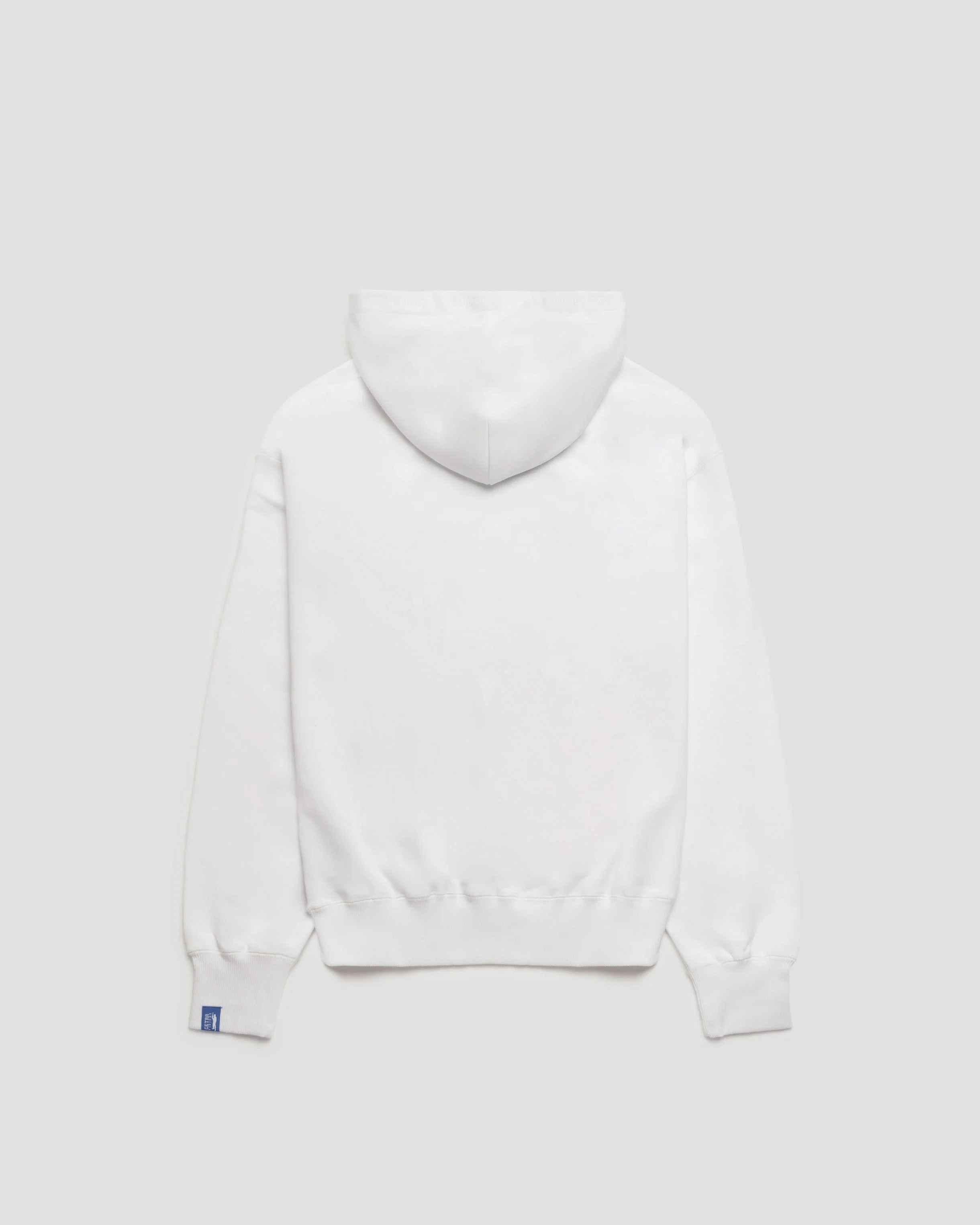 SIGNATURE WHITE & BLUE PUFF HOODIE - Image 12
