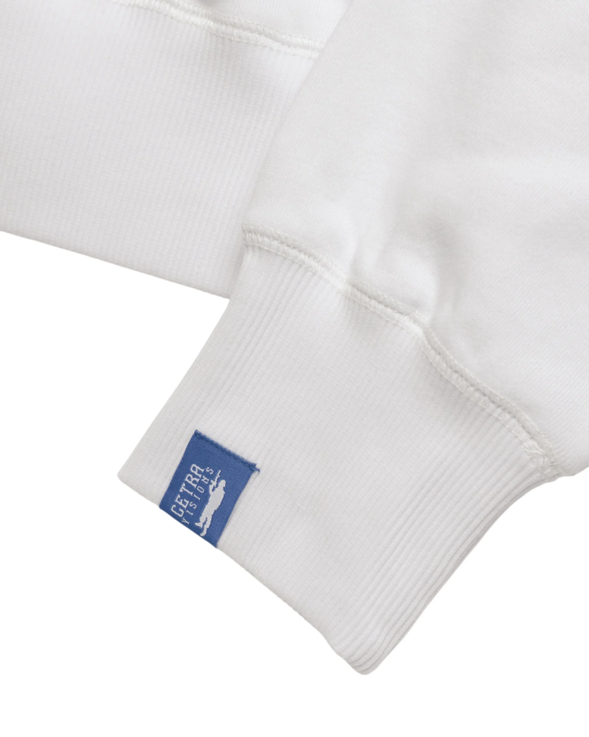 SIGNATURE WHITE & BLUE PUFF HOODIE - Image 4