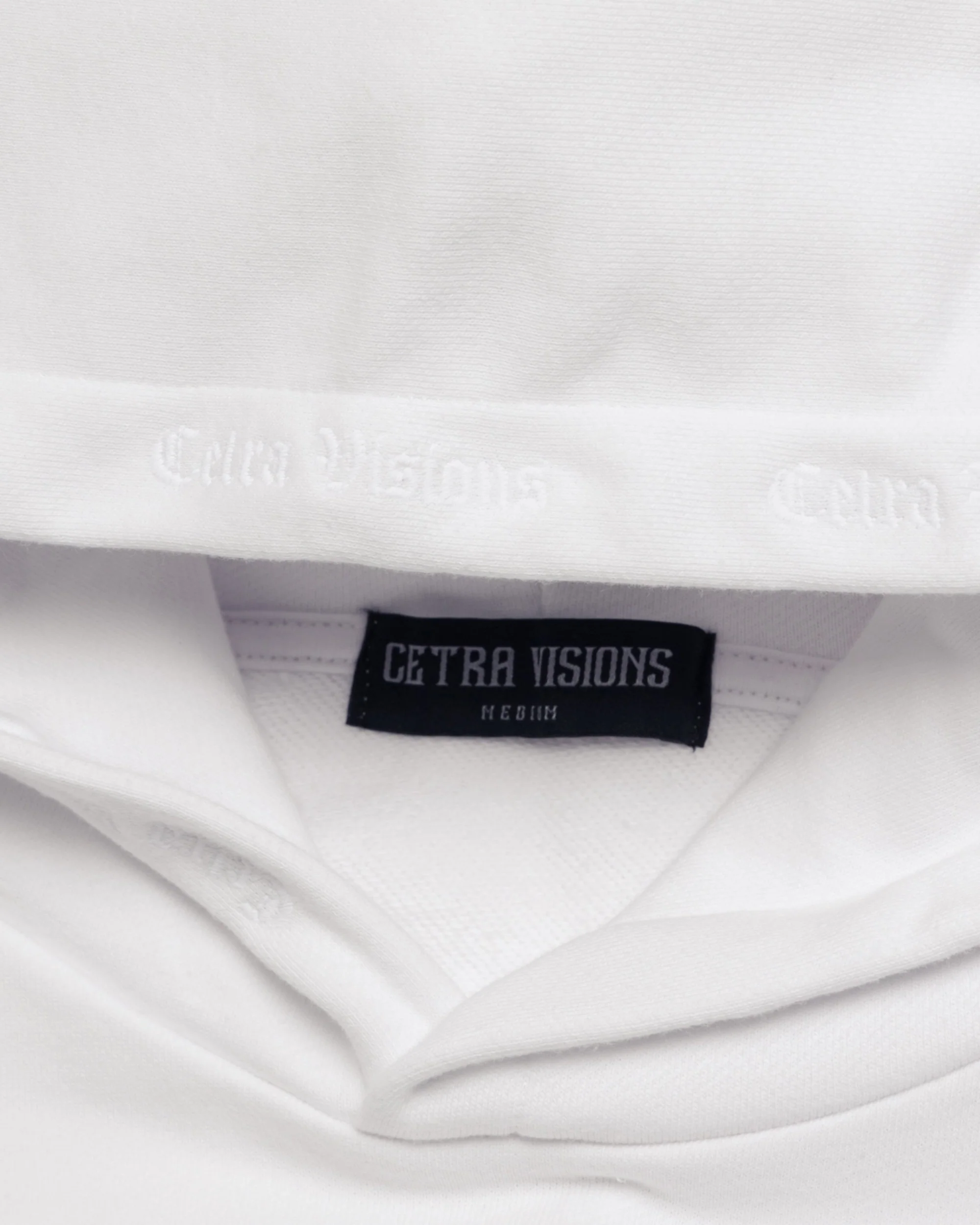 SIGNATURE WHITE & BLUE PUFF HOODIE - Image 5