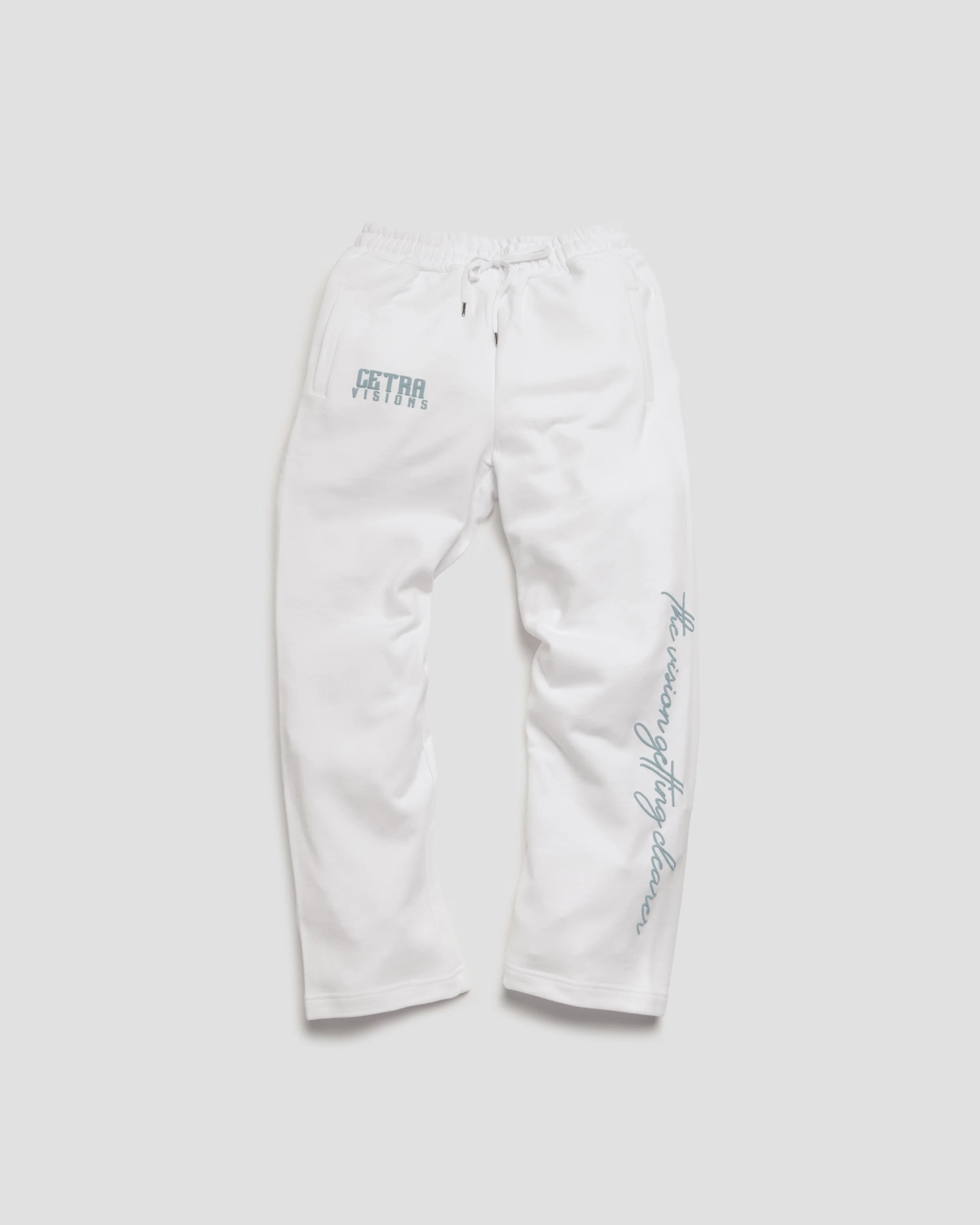 SIGNATURE WHITE & BLUE PUFF JOGGERS - Image 6