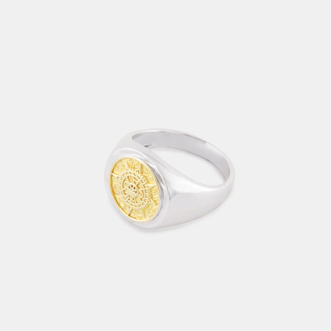 Silver Compass Ring - Image 13