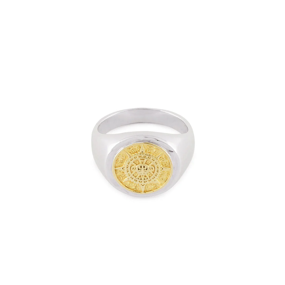 Silver Compass Ring - Image 15